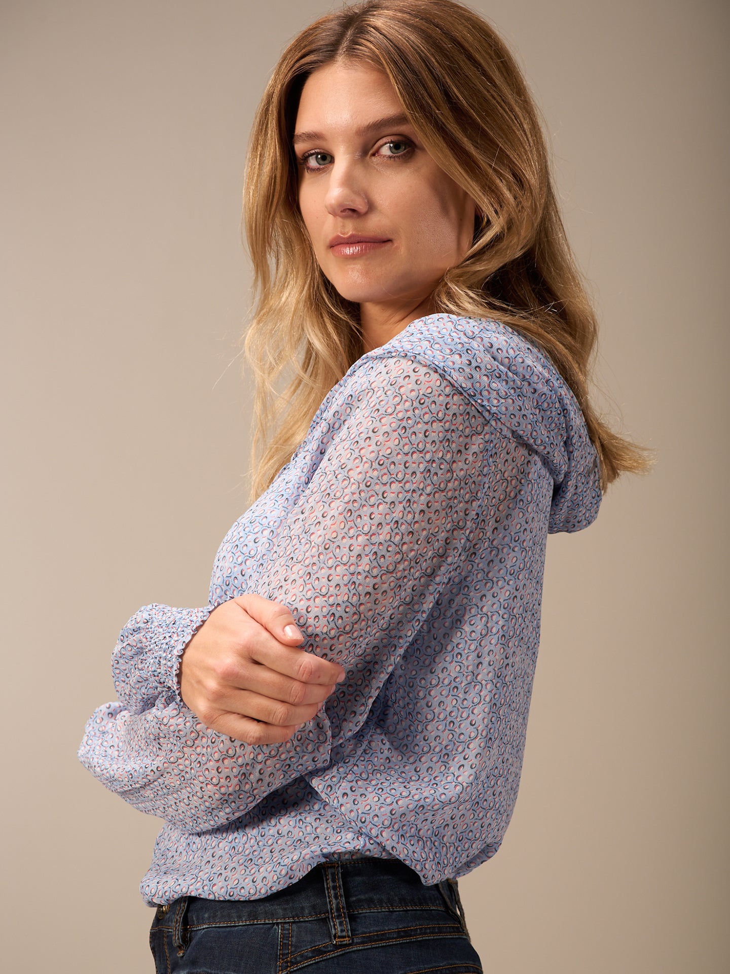 blouse à capuche