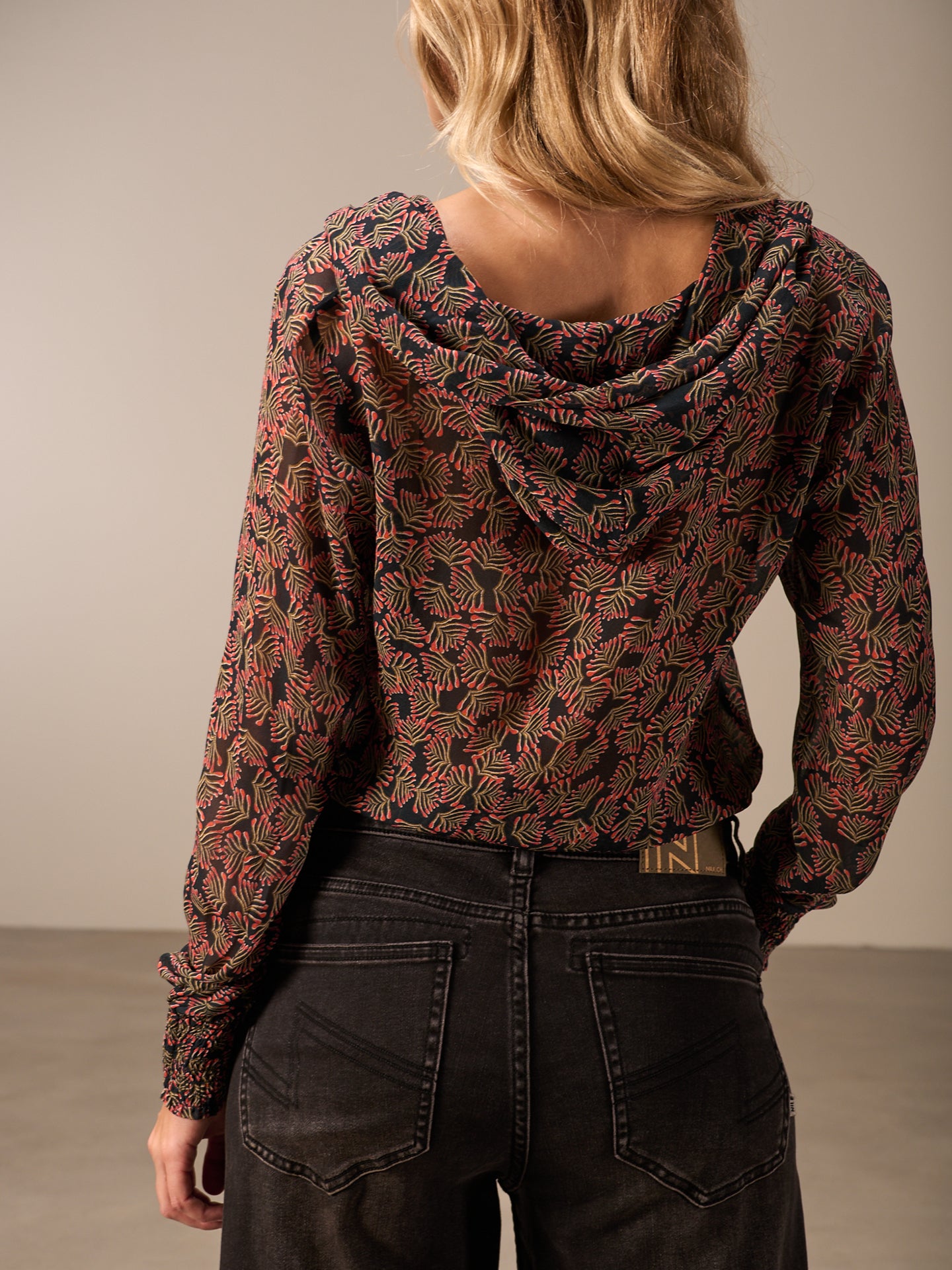 blouse à capuche