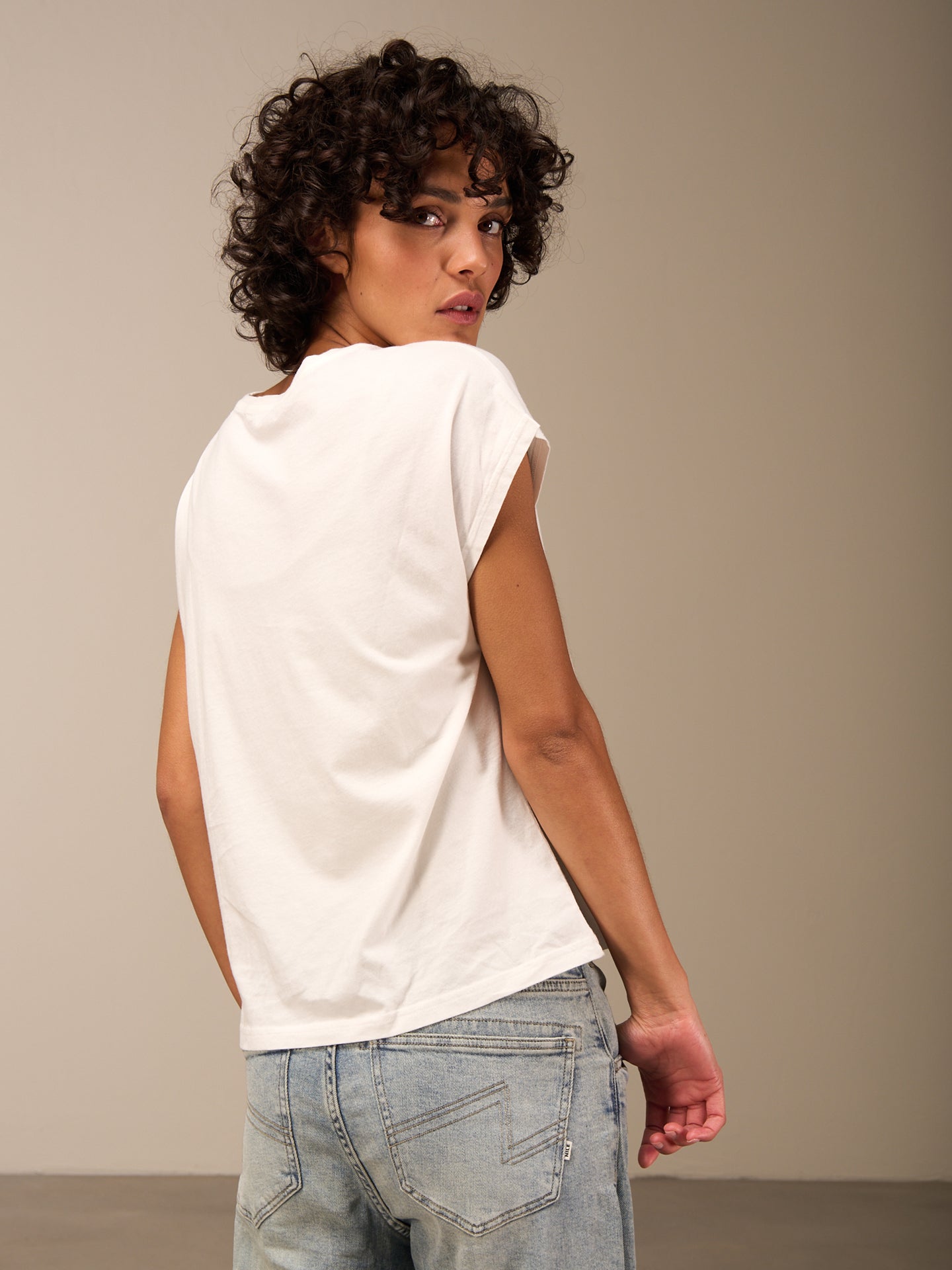 Cap sleeve shirt