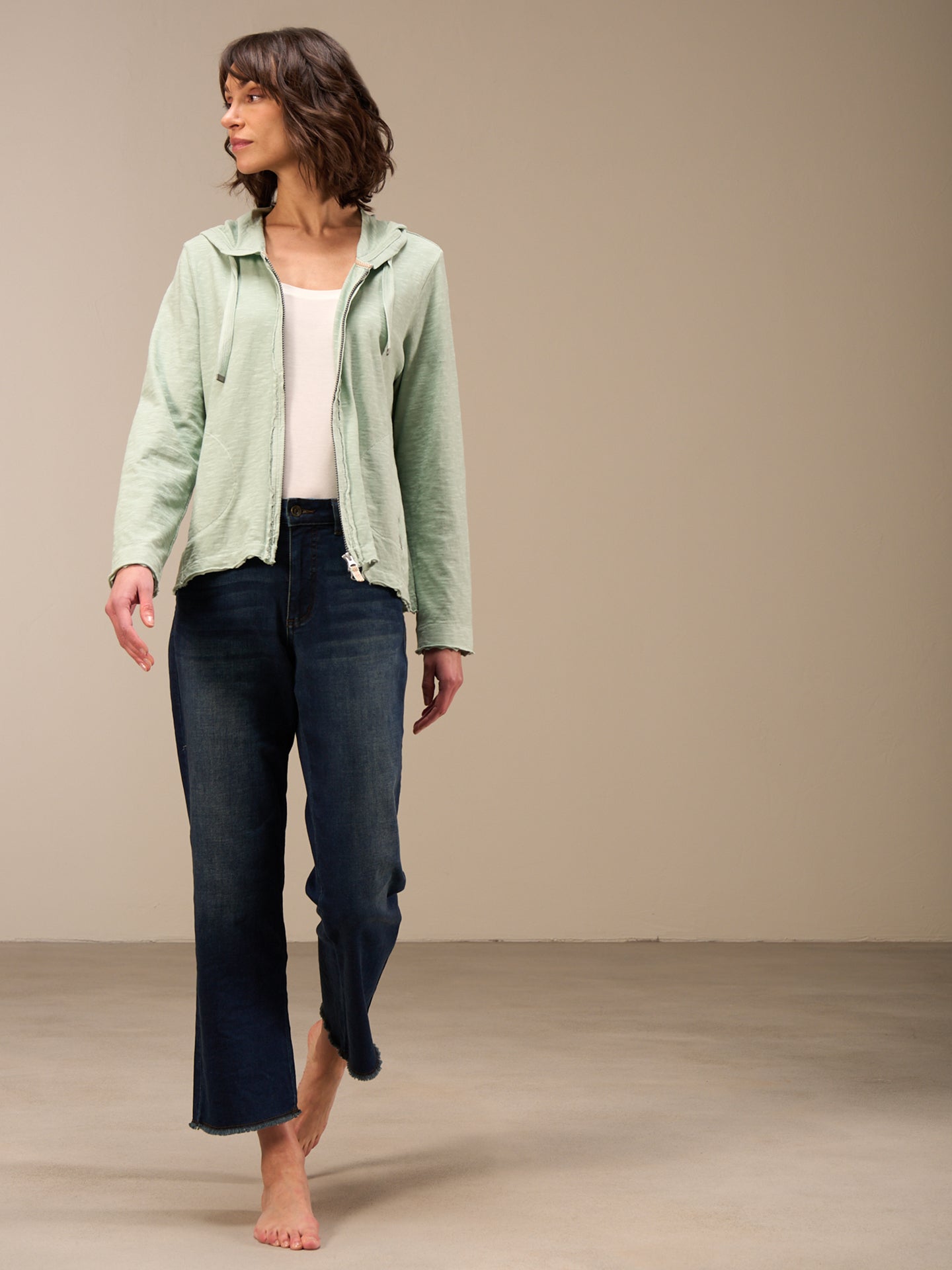 Sweatjacke mit Kapuze