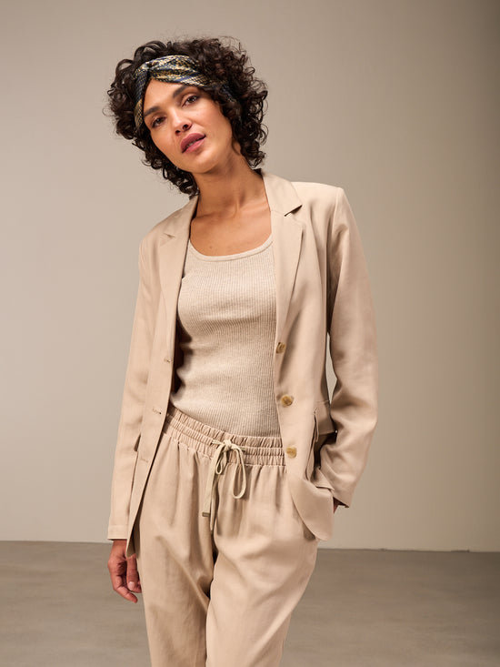 Blazer with belt