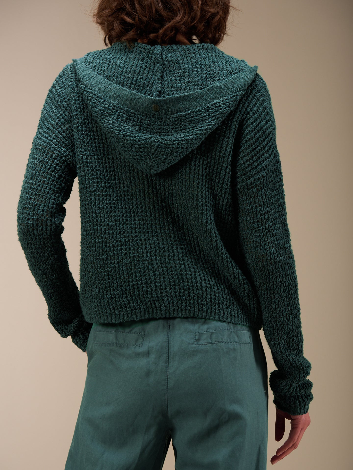 Hooded cardigan