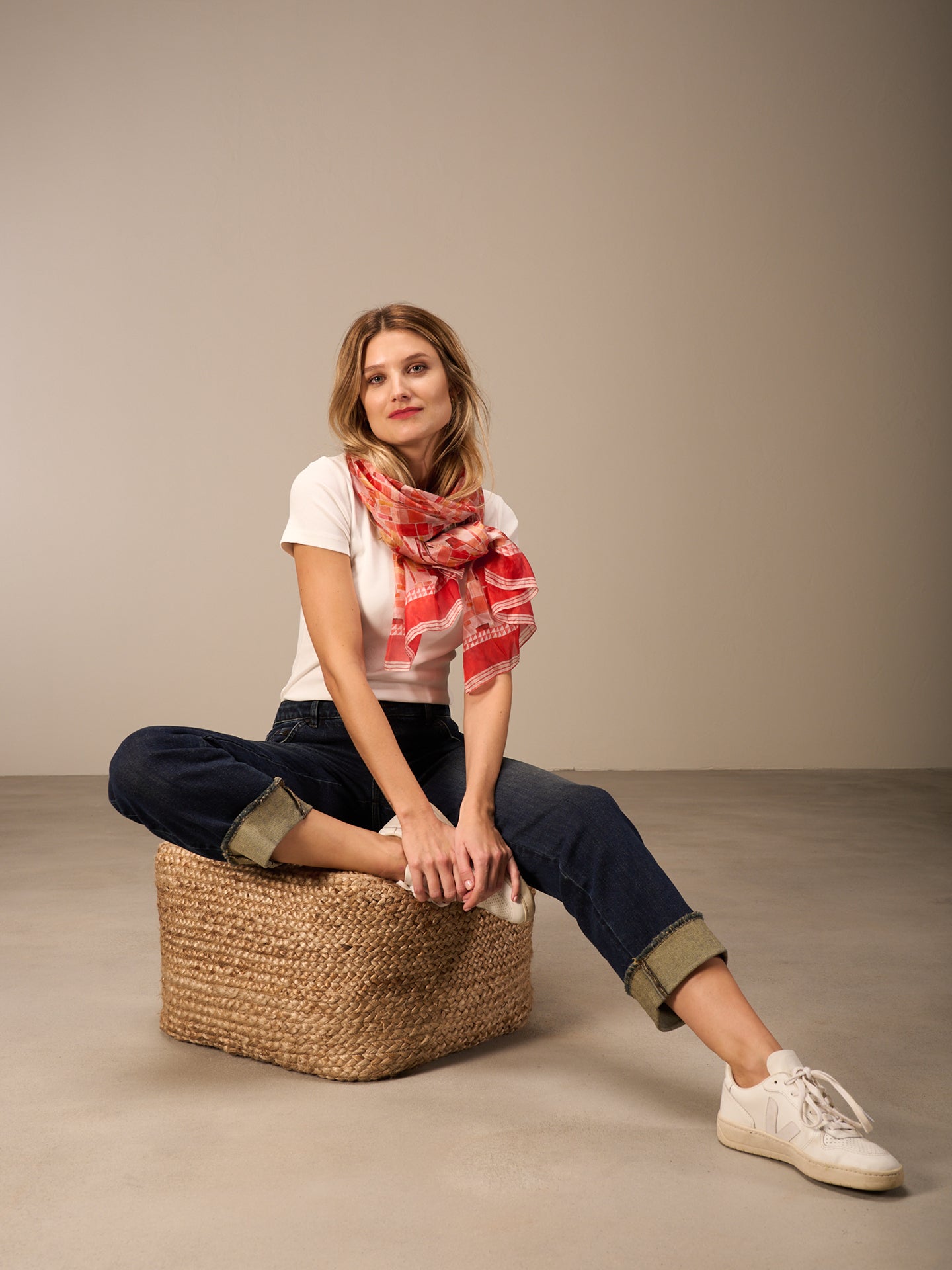 Silk scarf