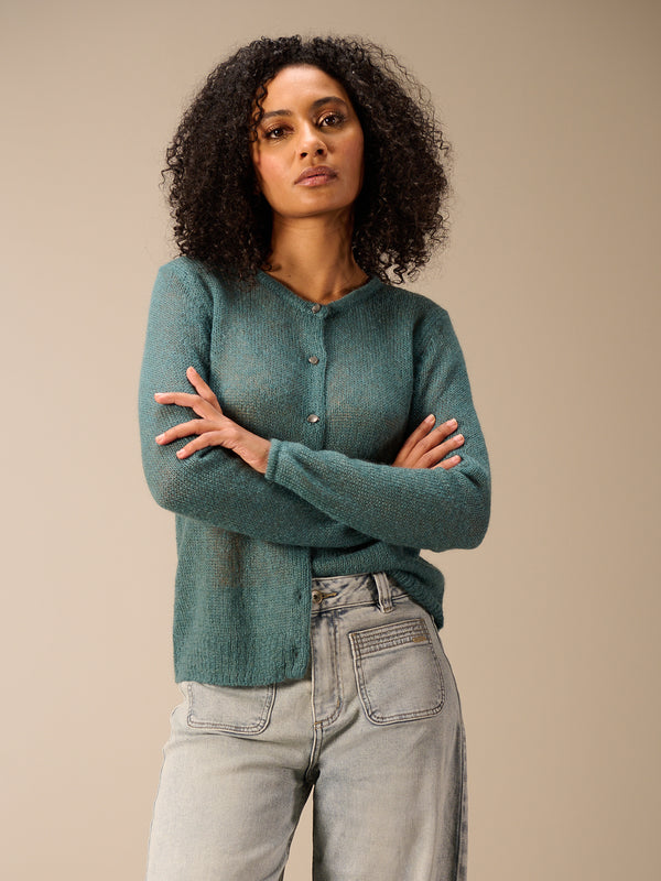 Button-up cardigan