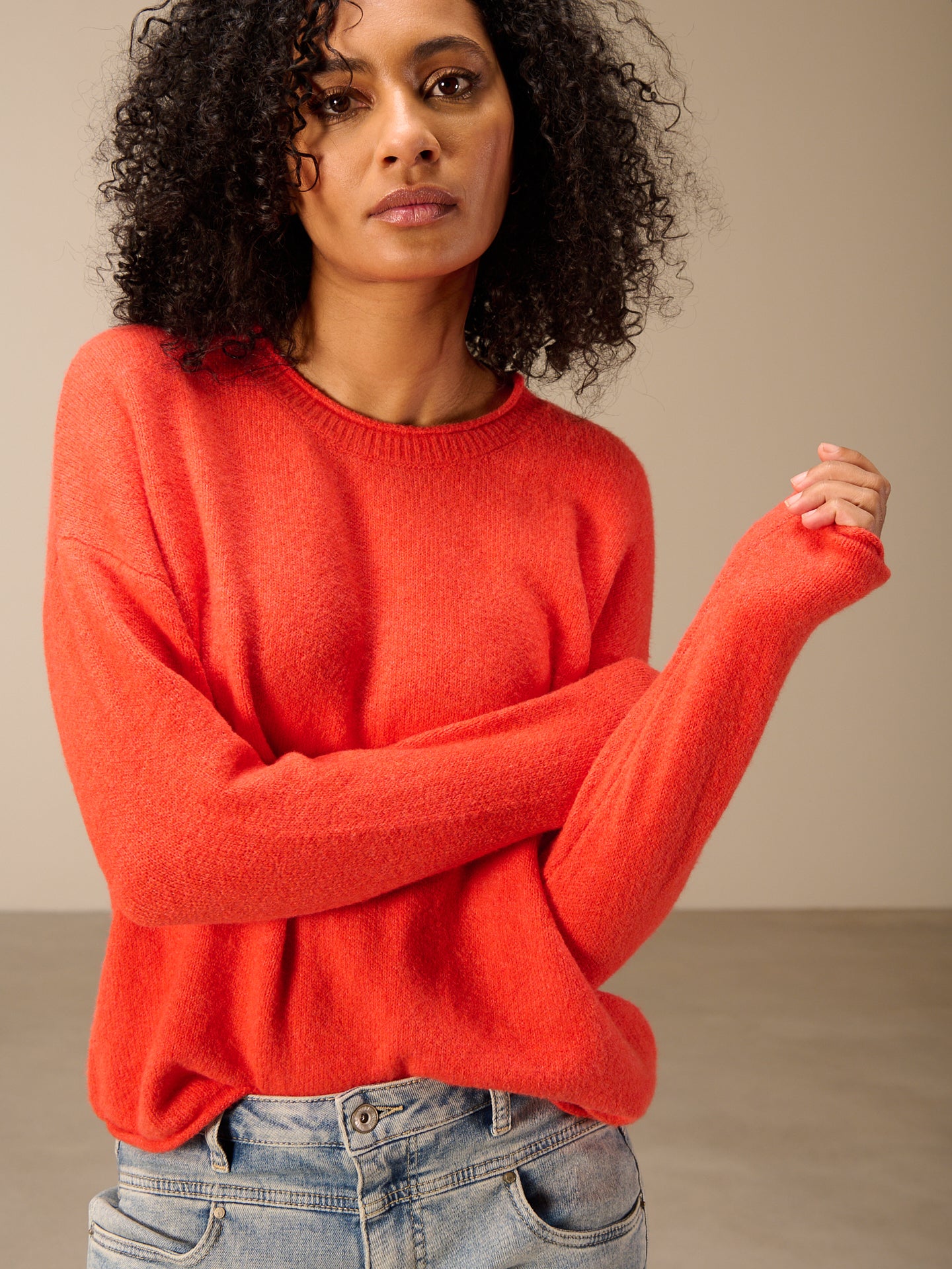 Round-neck sweater