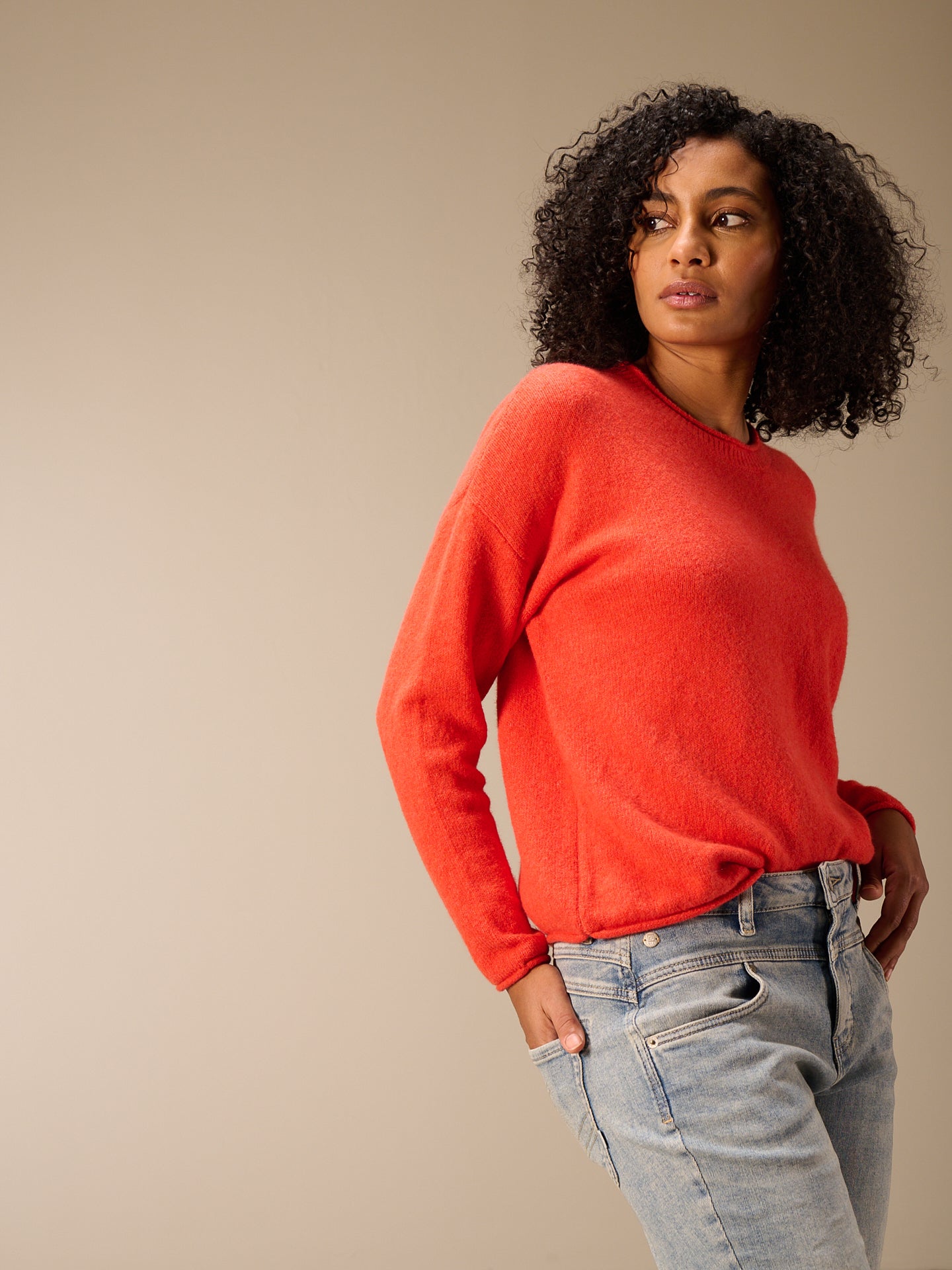 Round-neck sweater
