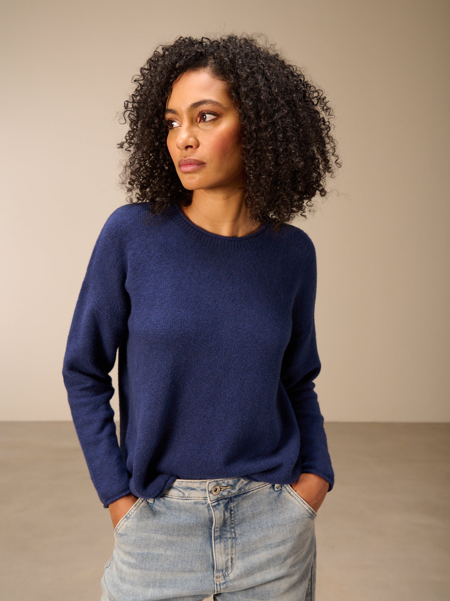 Round-neck sweater