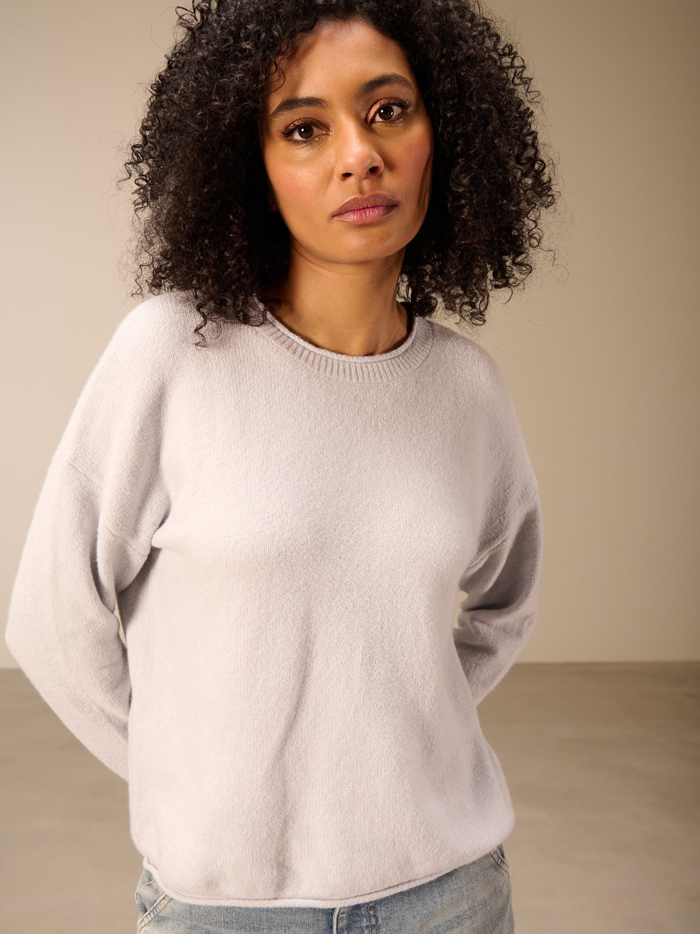 Round-neck sweater