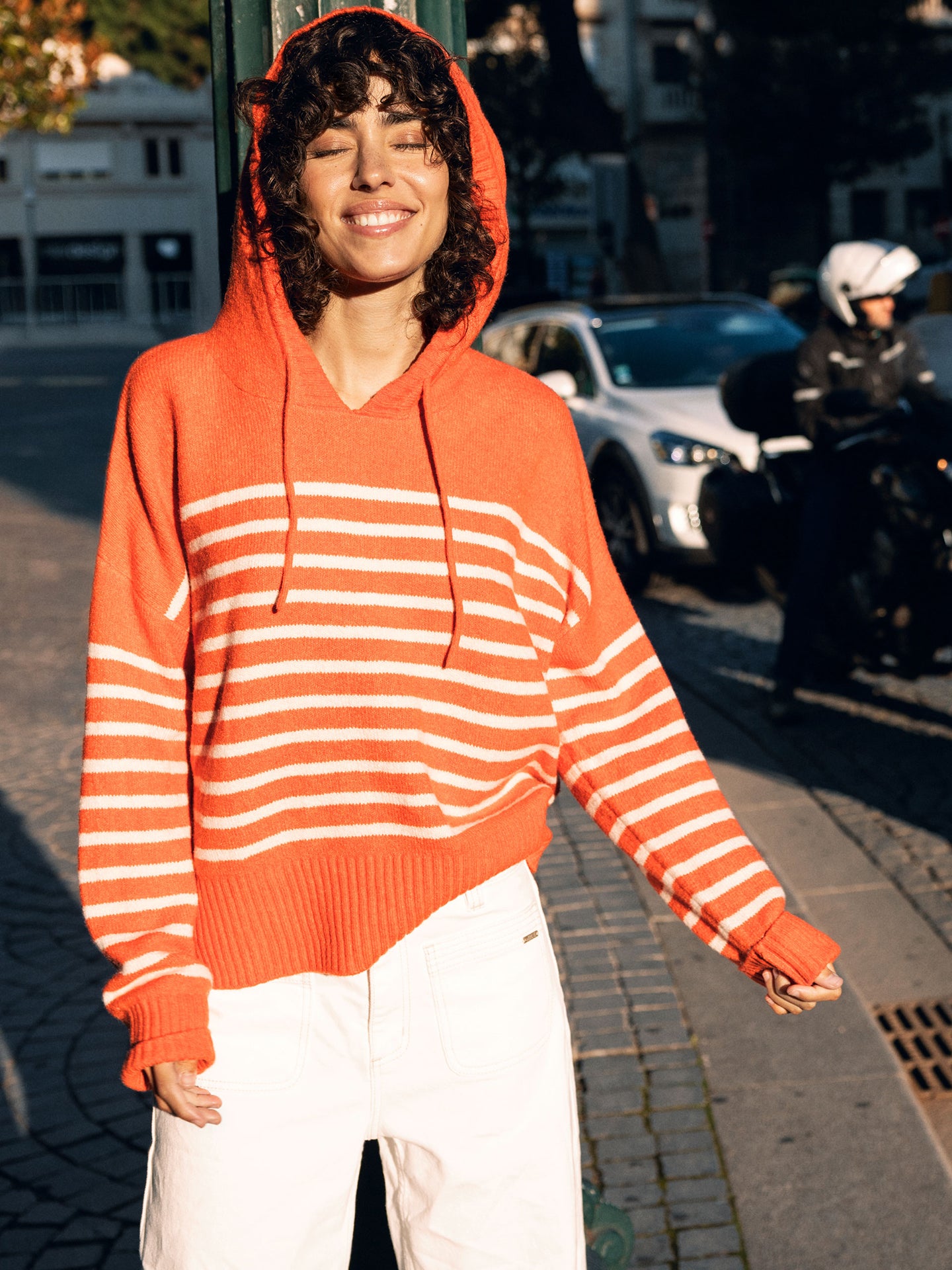 Hooded sweater