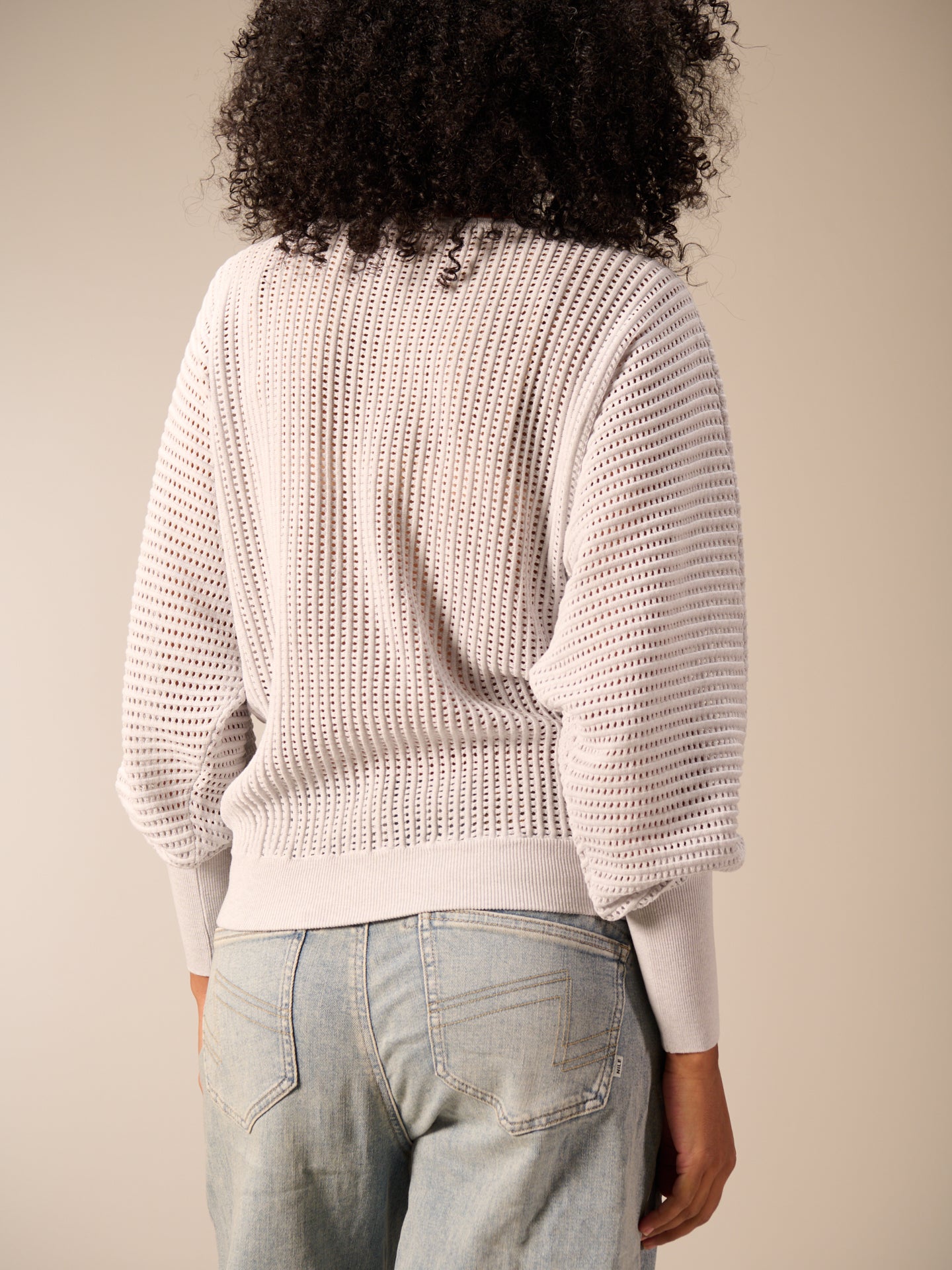Knitted sweater with pattern