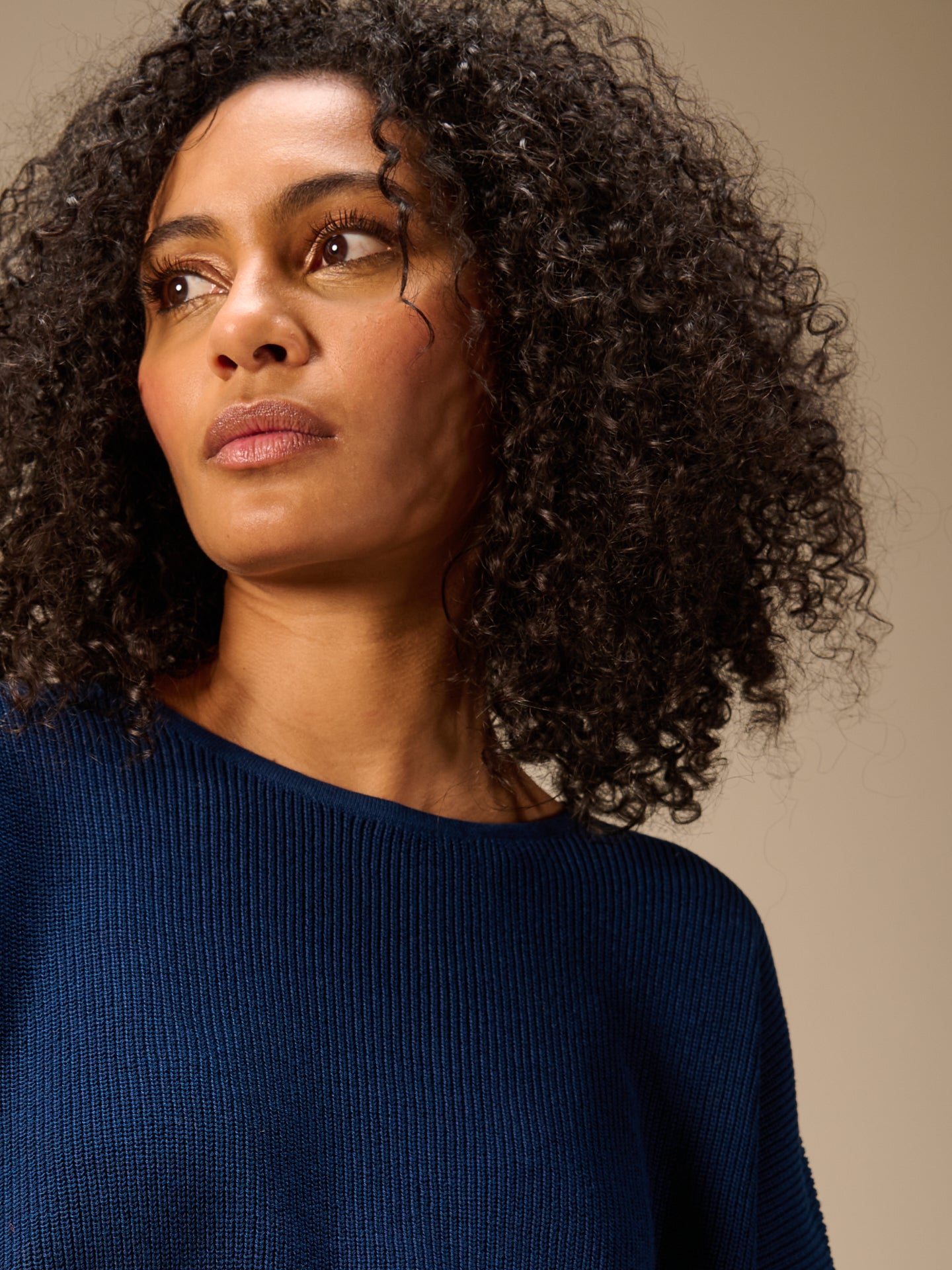 Pullover mit Rundauschnitt