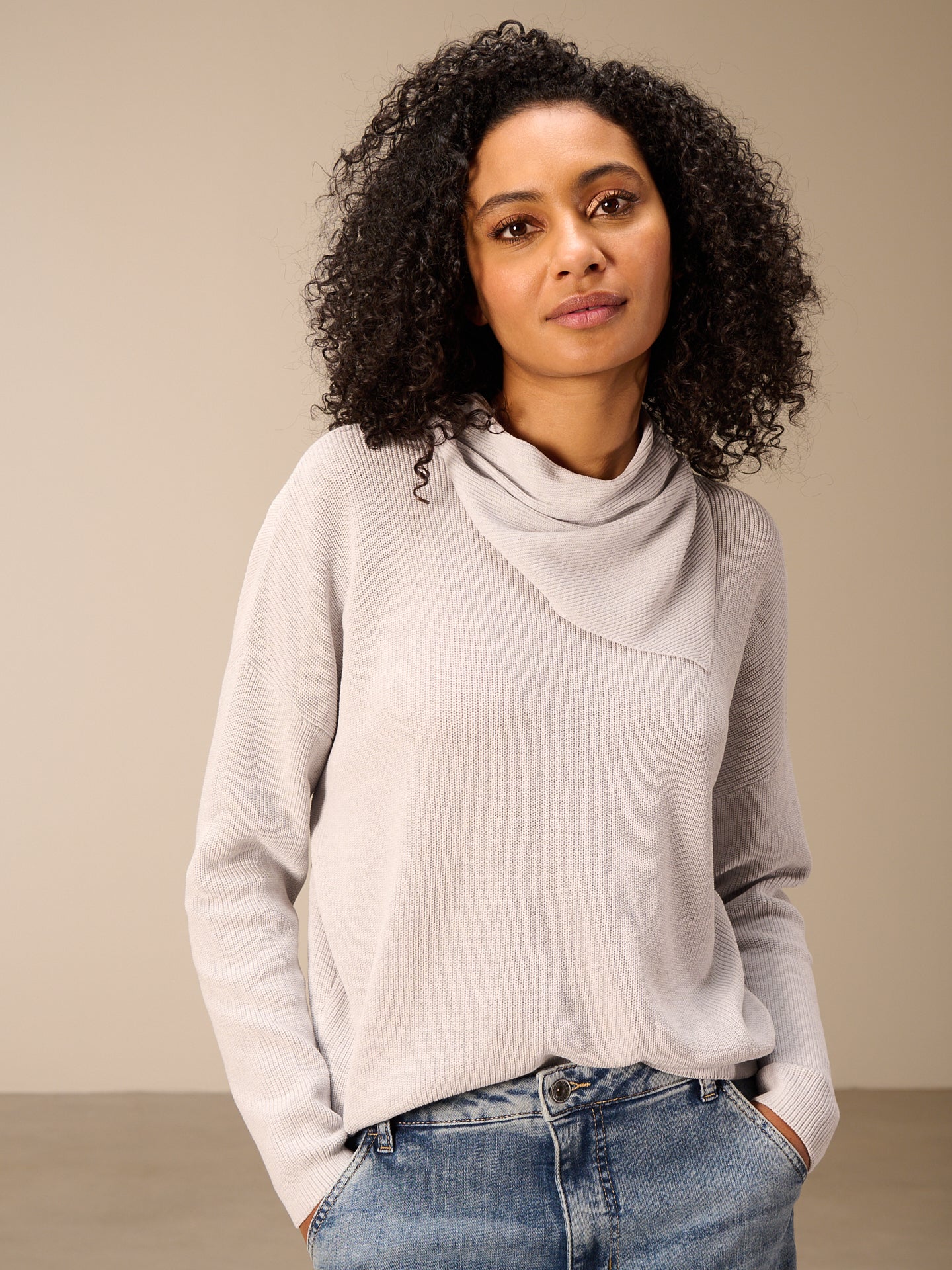 Pullover mit Rundauschnitt