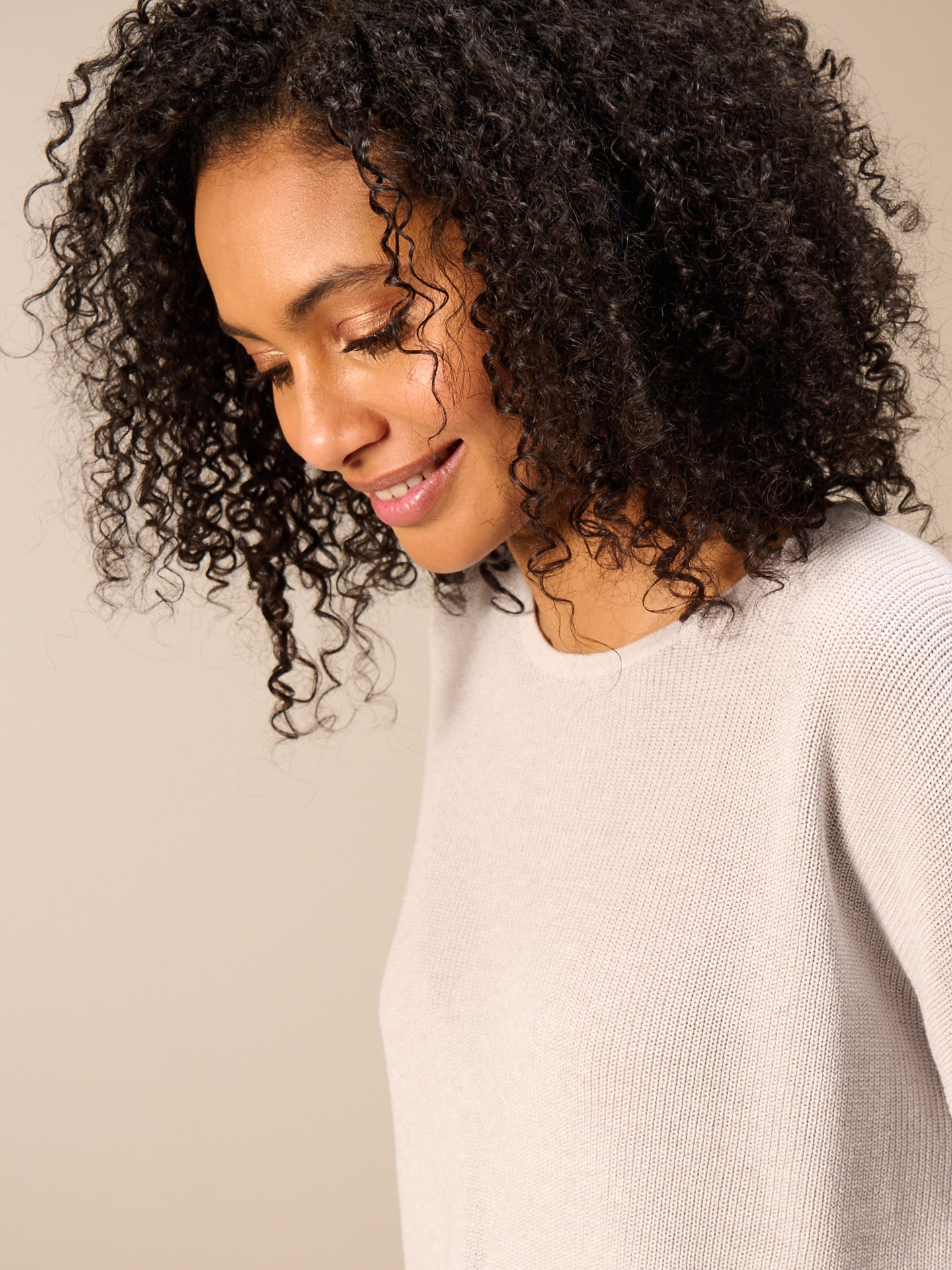 Pullover mit Rundauschnitt