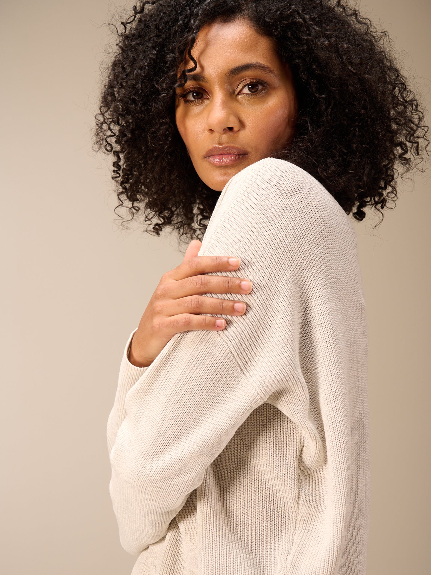 Pullover mit Rundauschnitt