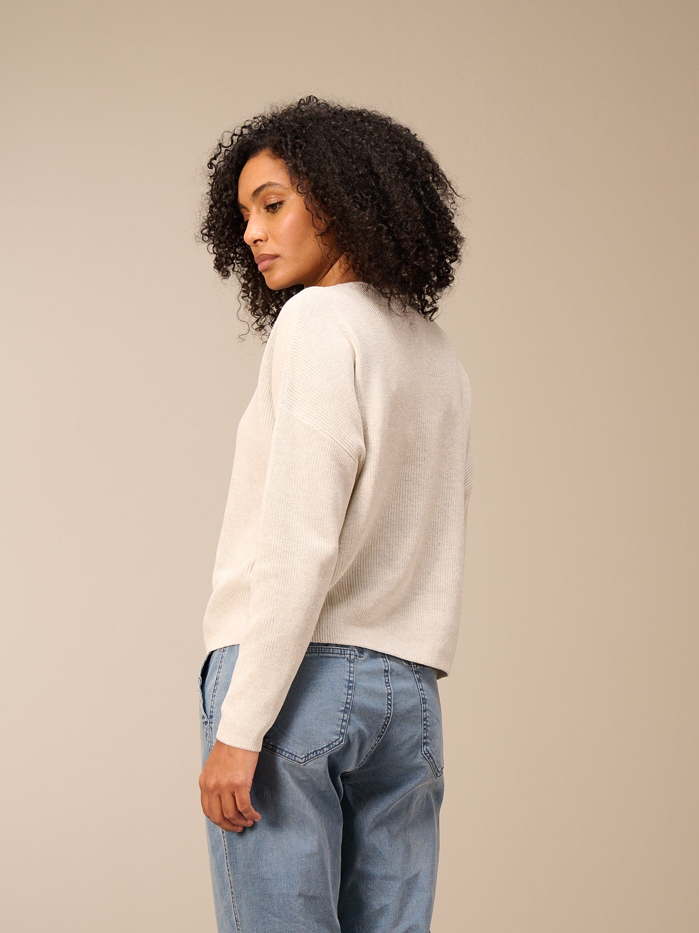 Pullover mit Rundauschnitt