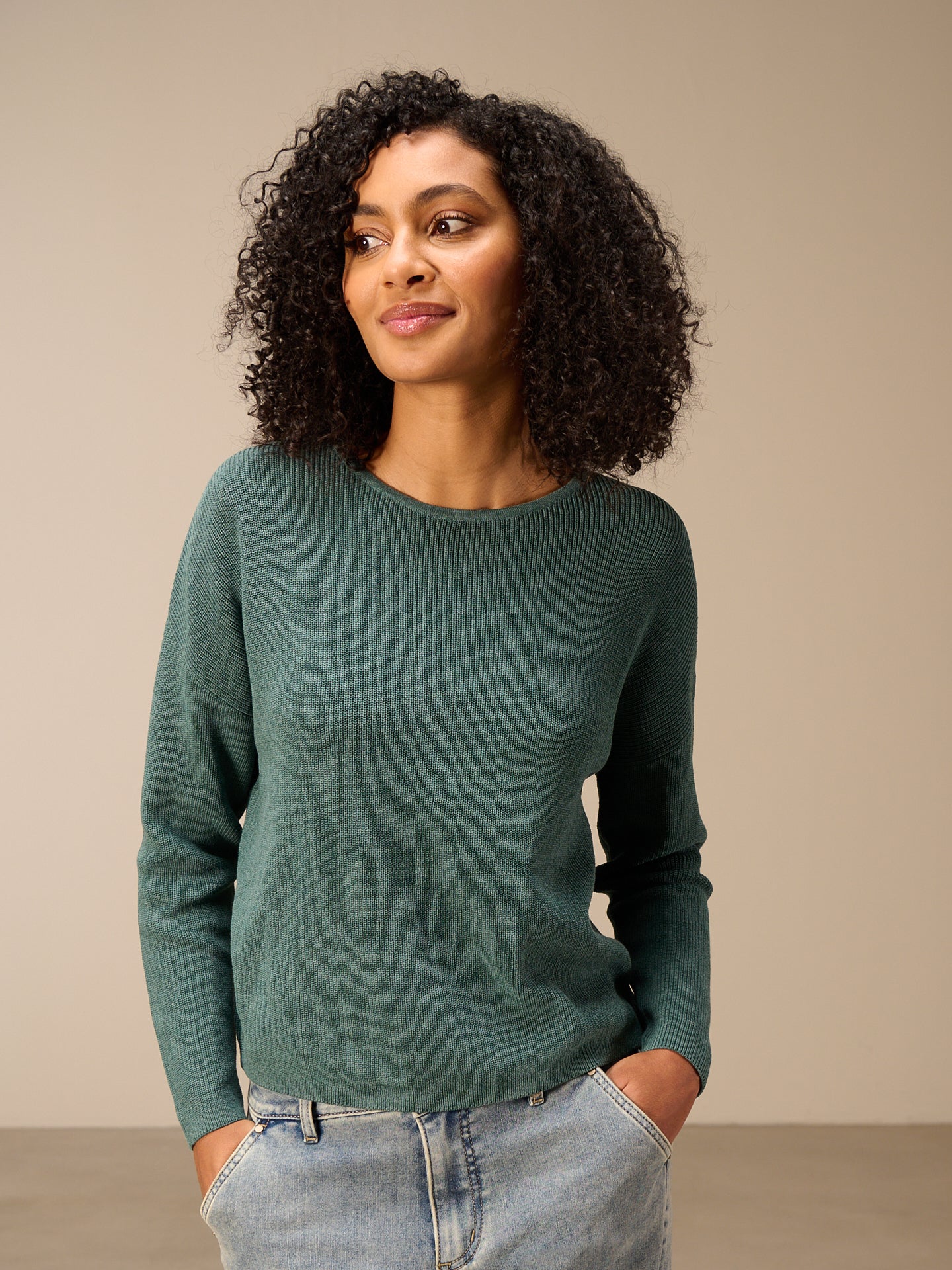 Pullover mit Rundauschnitt