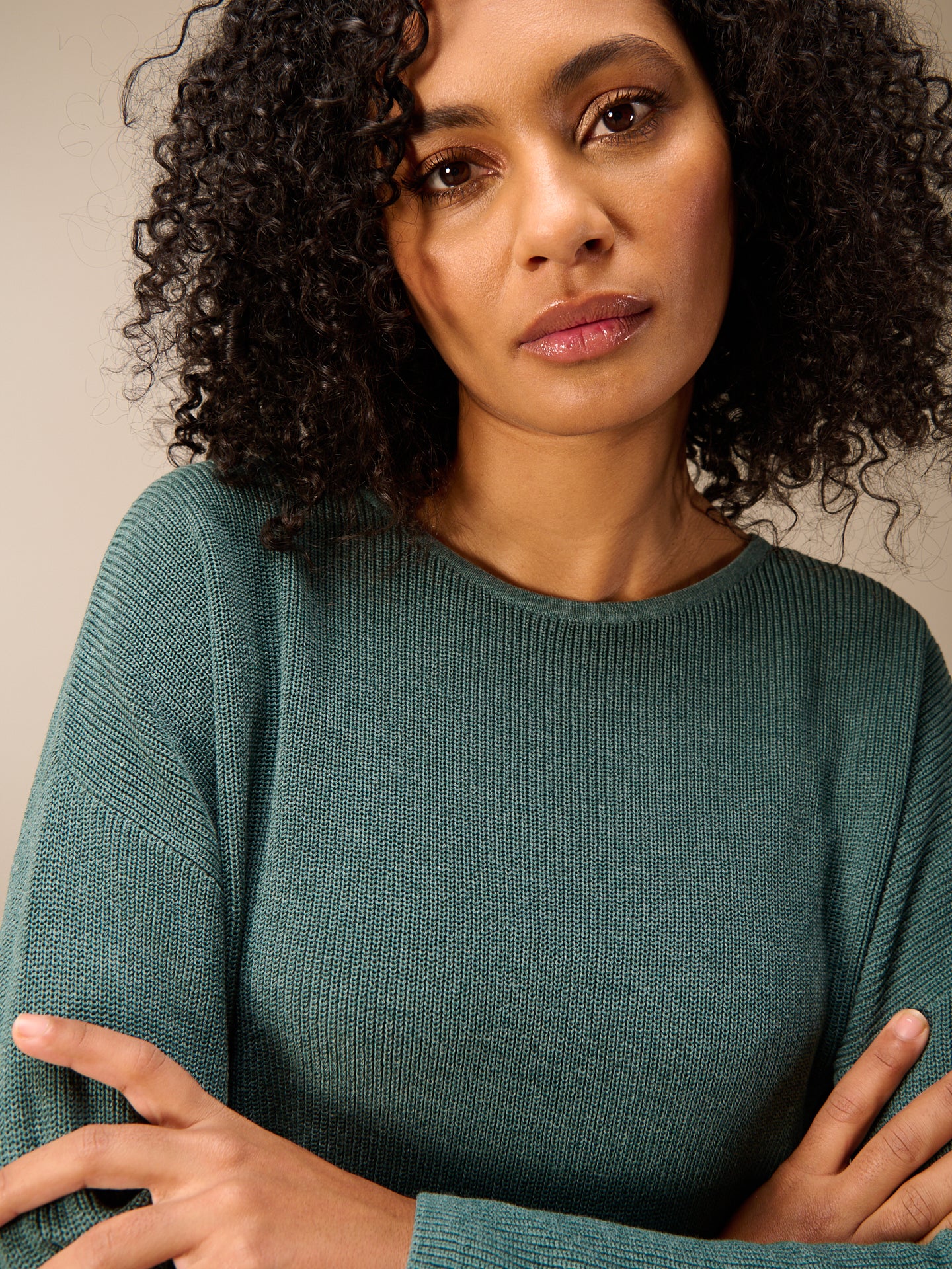 Pullover mit Rundauschnitt