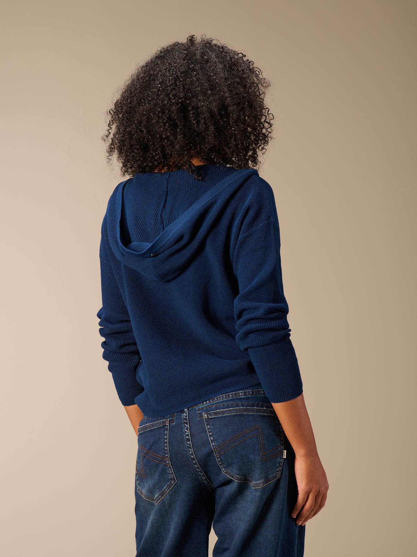 Hooded cardigan