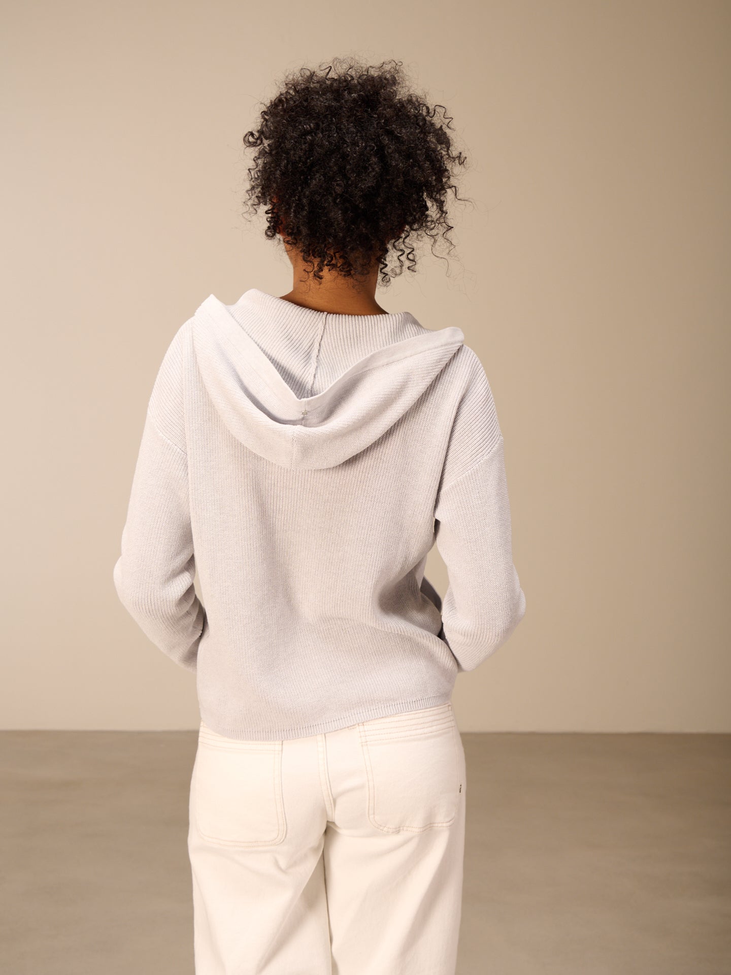 Hooded cardigan