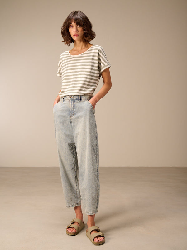 Barrel-leg jeans