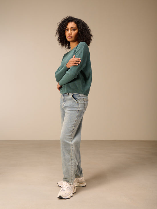 Barrel-leg jeans