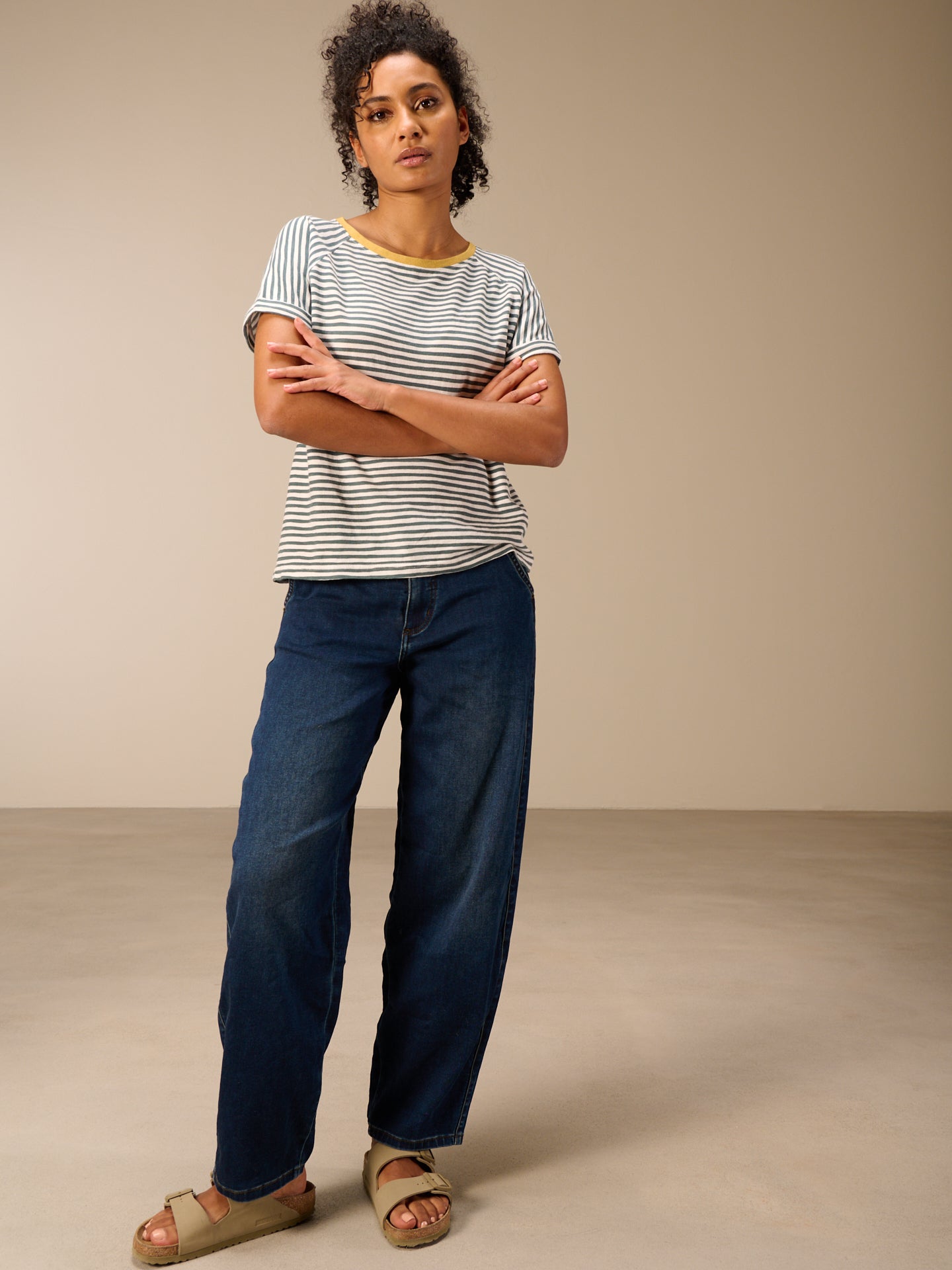 Barrel-leg jeans