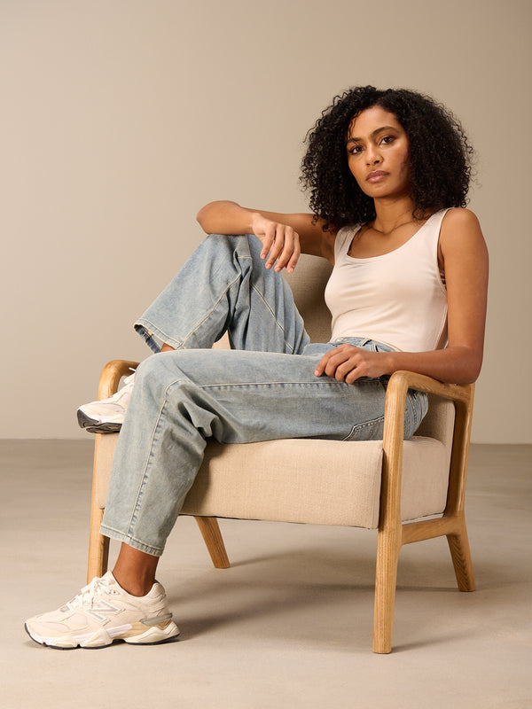 Round-neck top