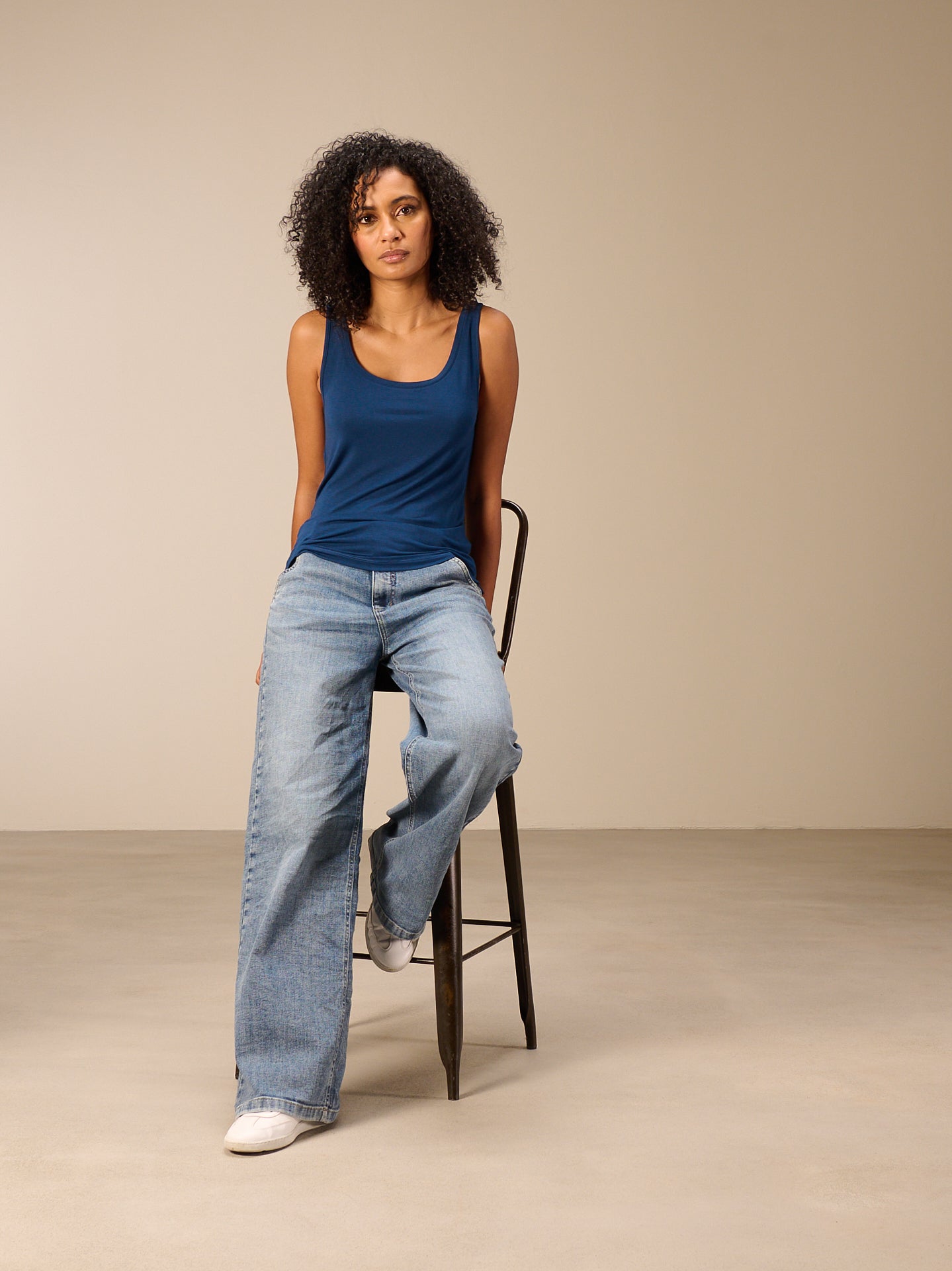 Round-neck top