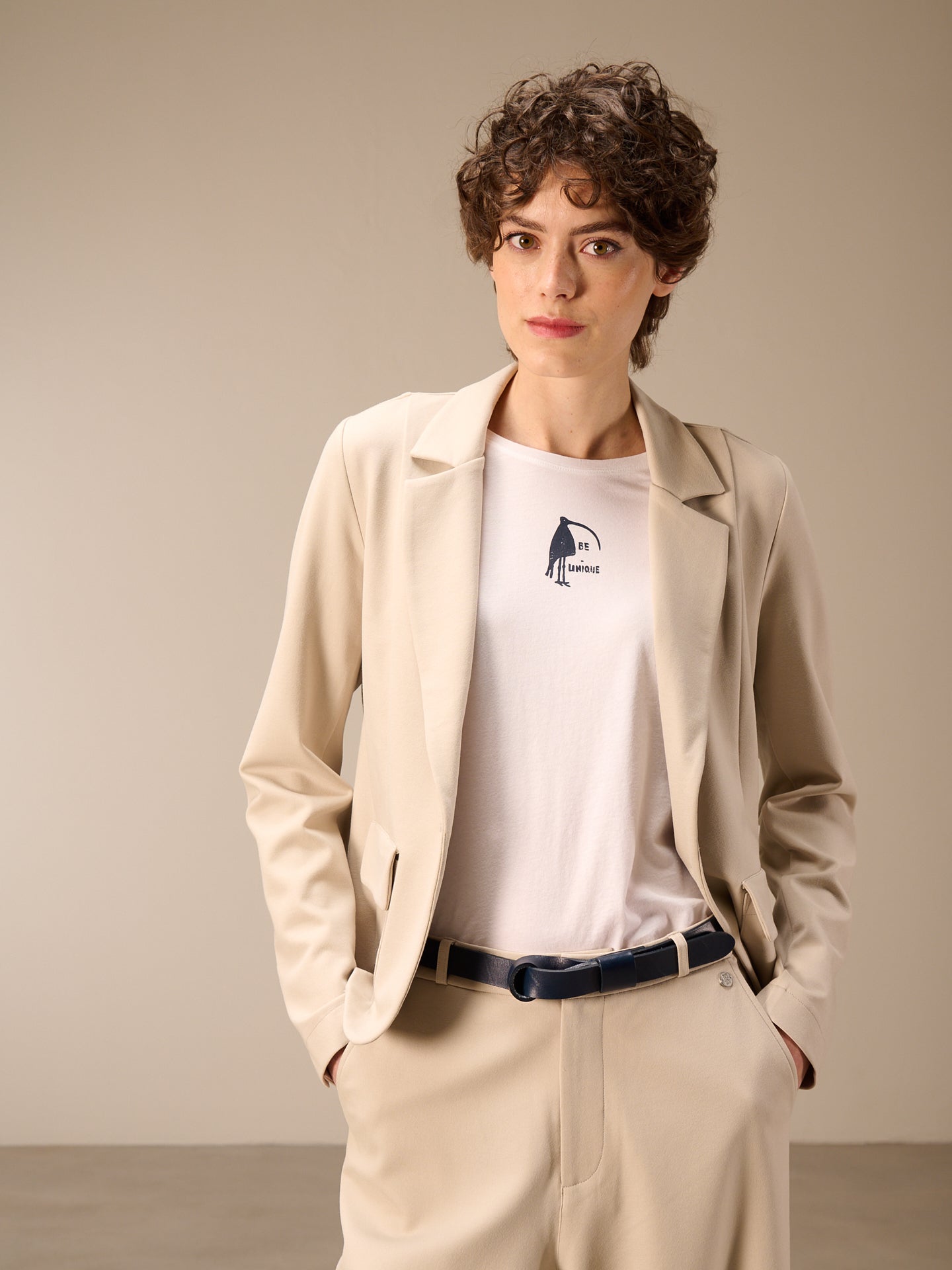 Jersey blazer