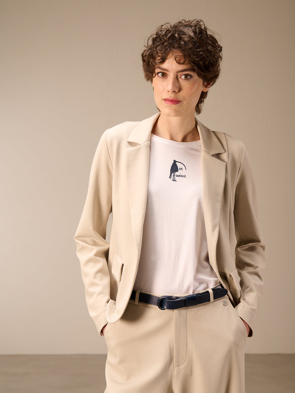Jersey blazer