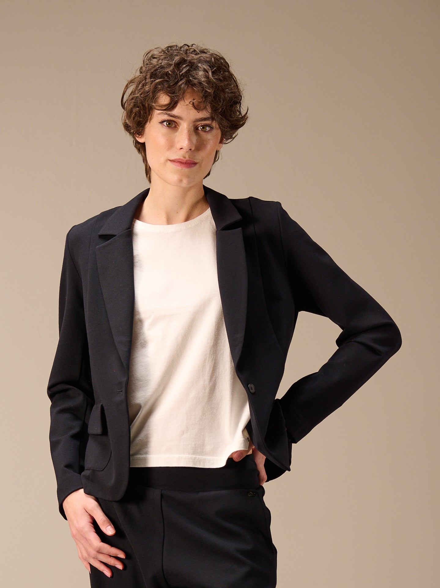 Jersey blazer