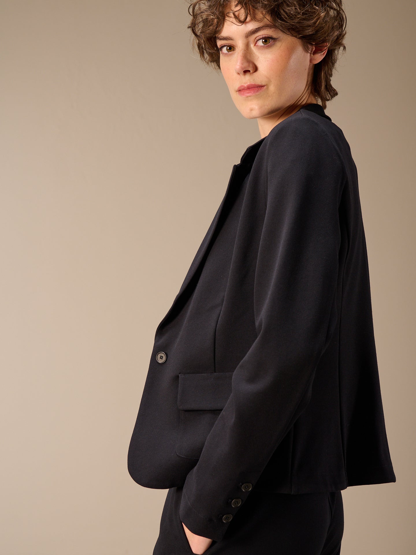 Jersey blazer