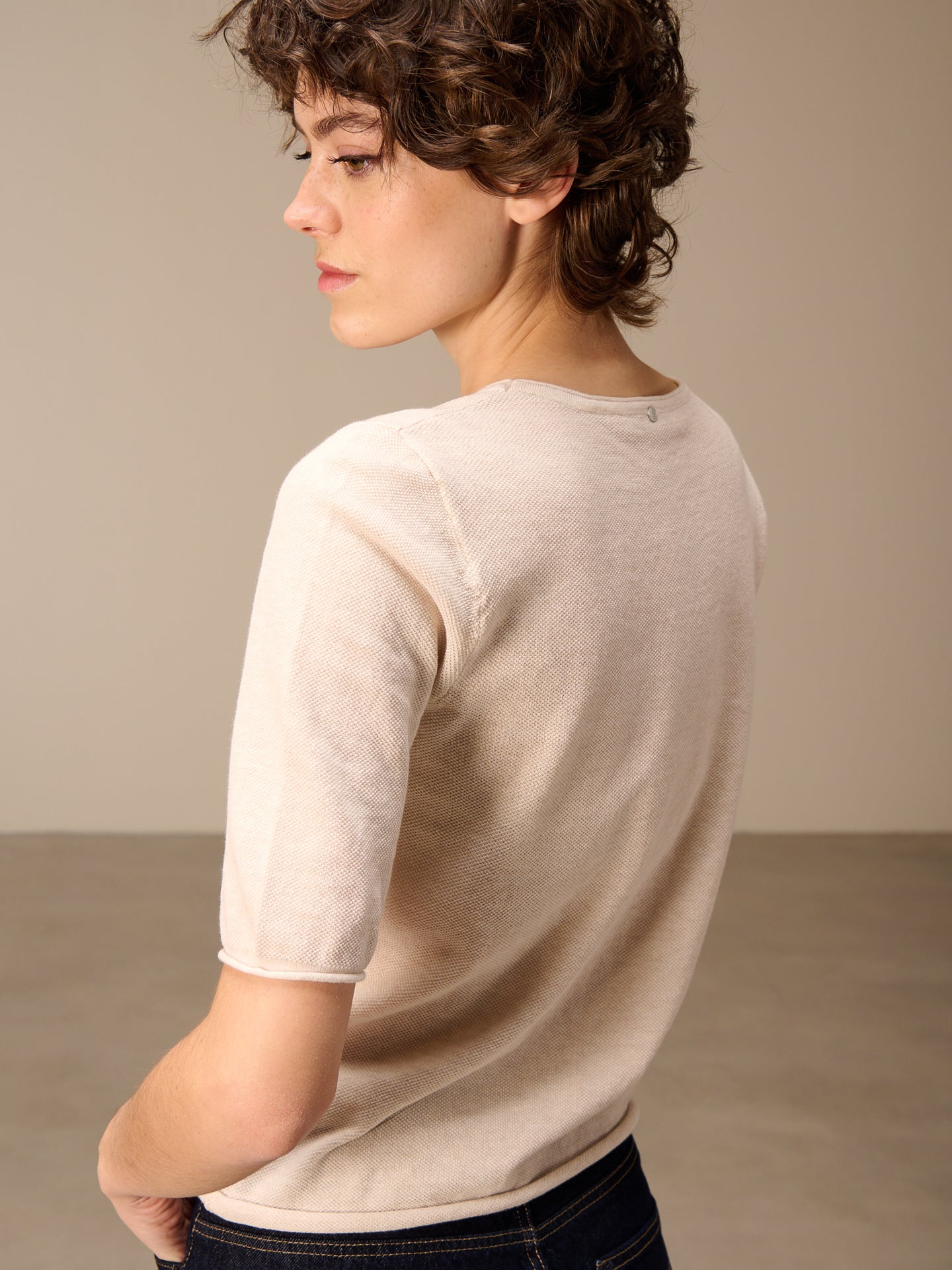 Fine knit sweater