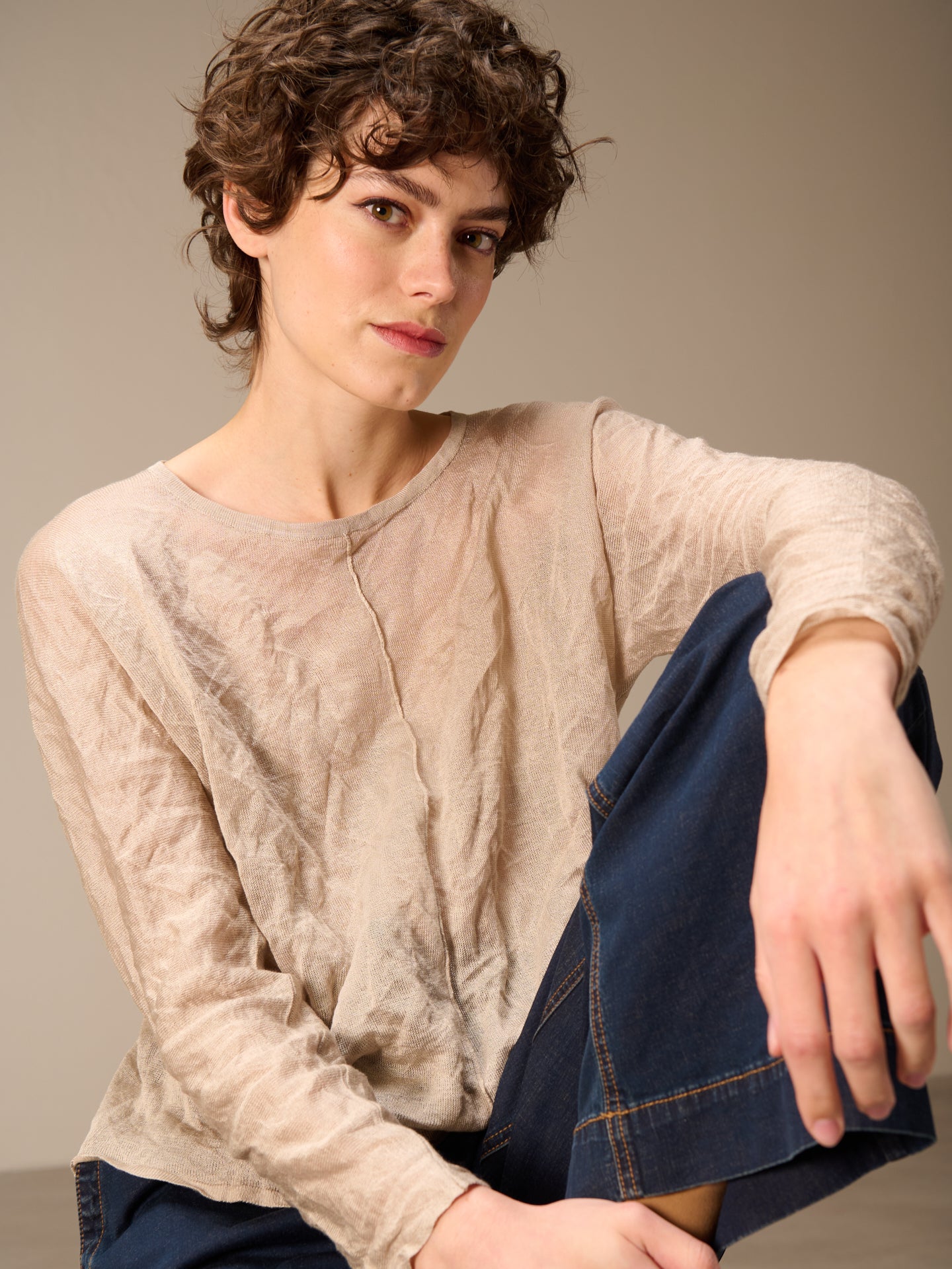 Fine knit sweater