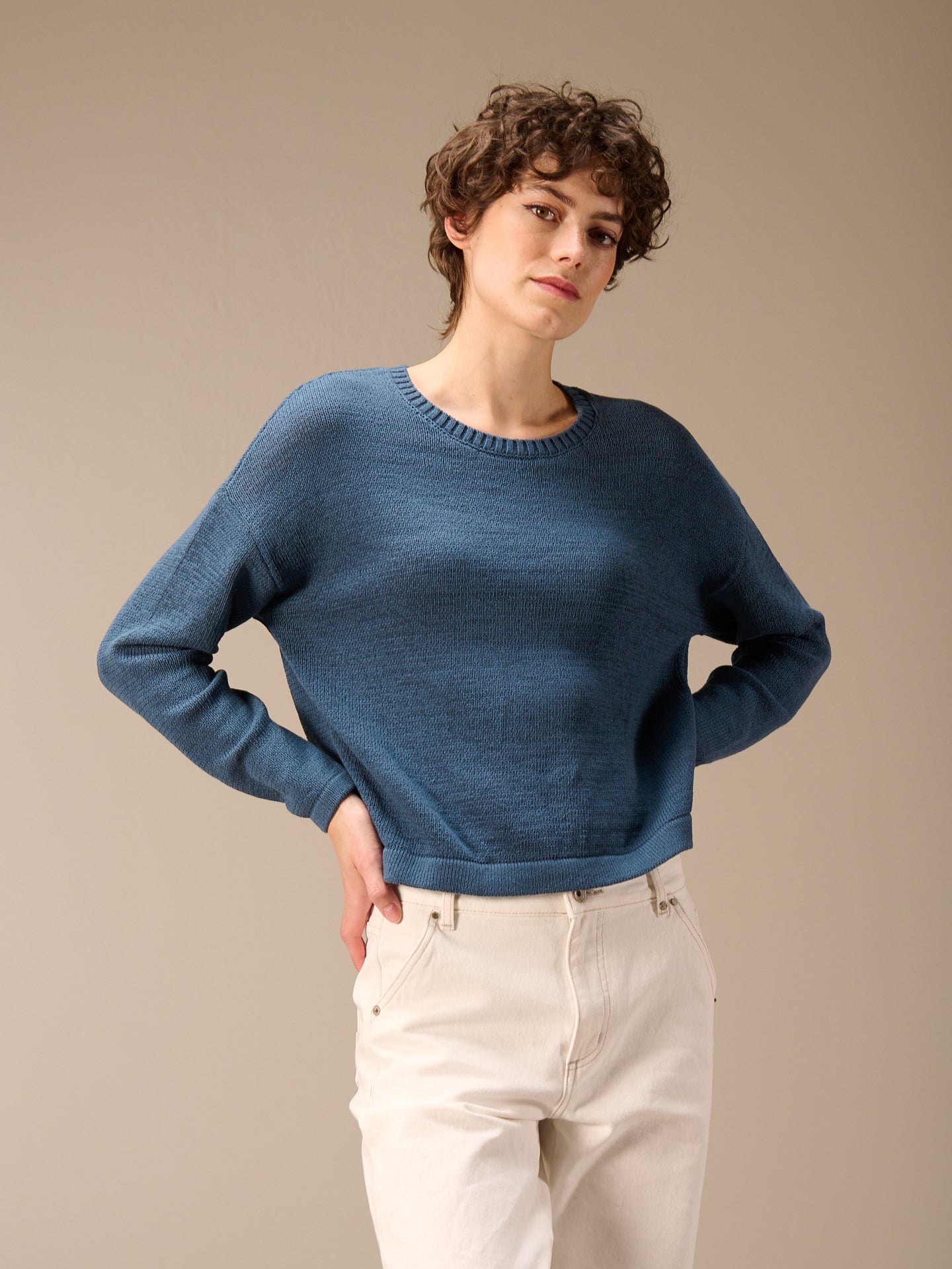 Round-neck sweater