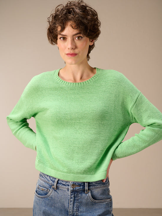 Pullover mit Rundauschnitt
