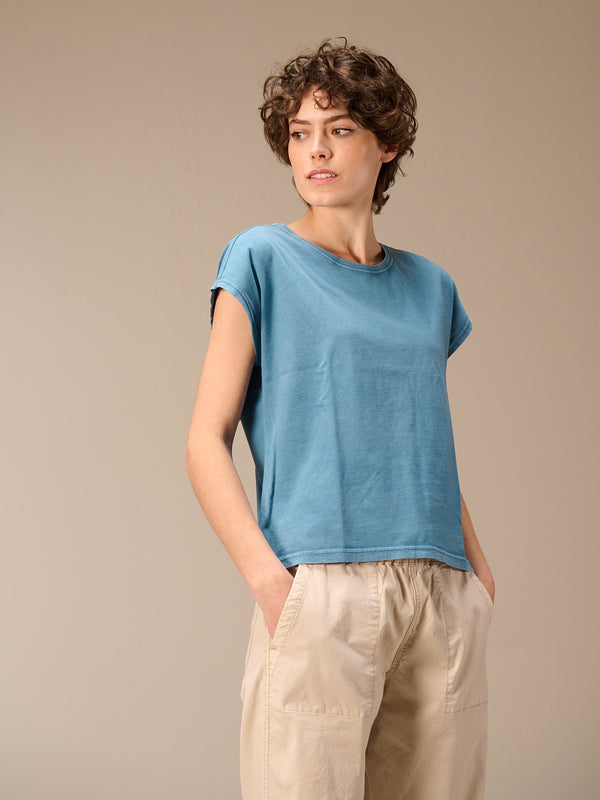 Cap sleeve shirt