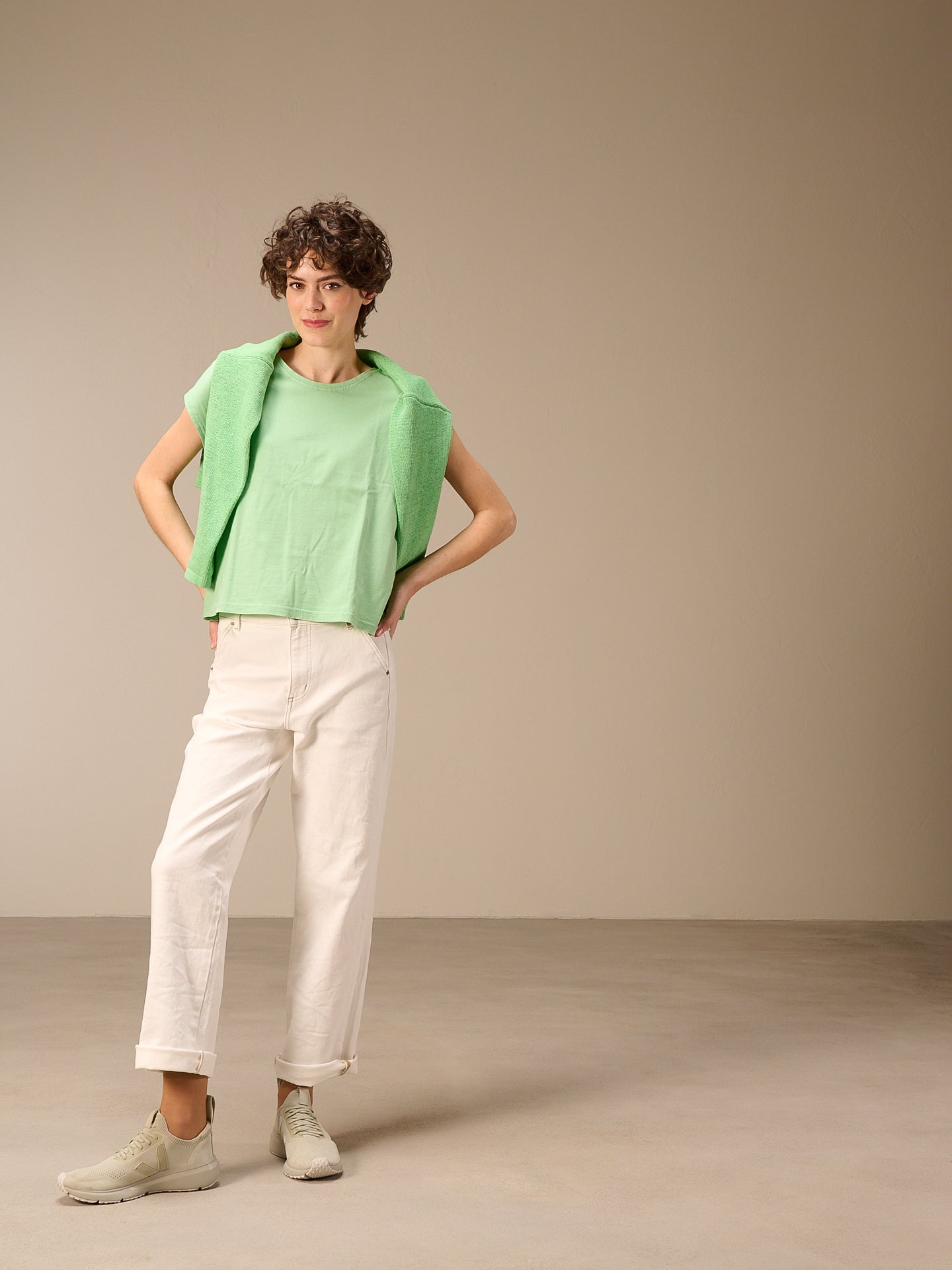Cap sleeve shirt