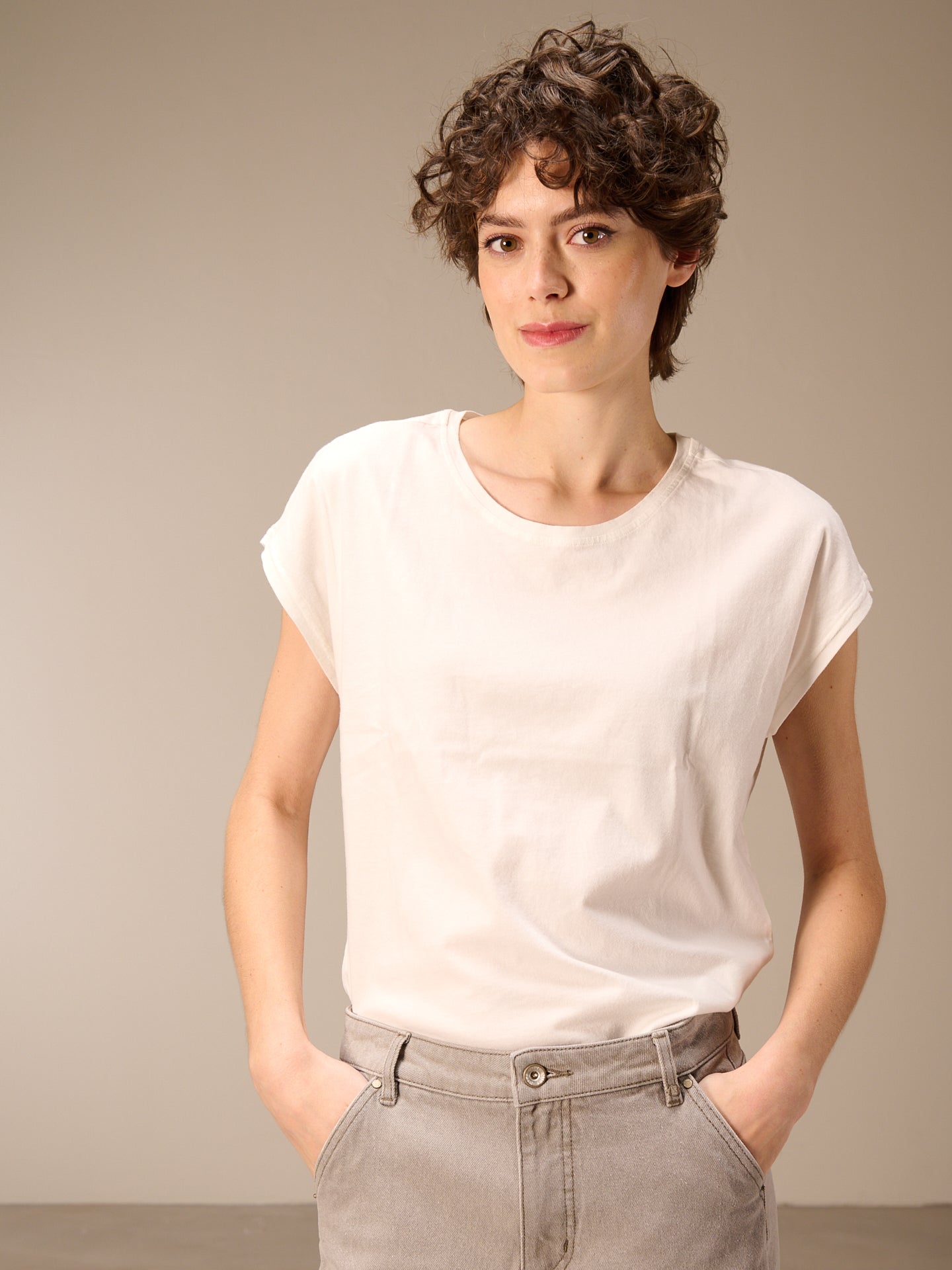 Cap sleeve shirt