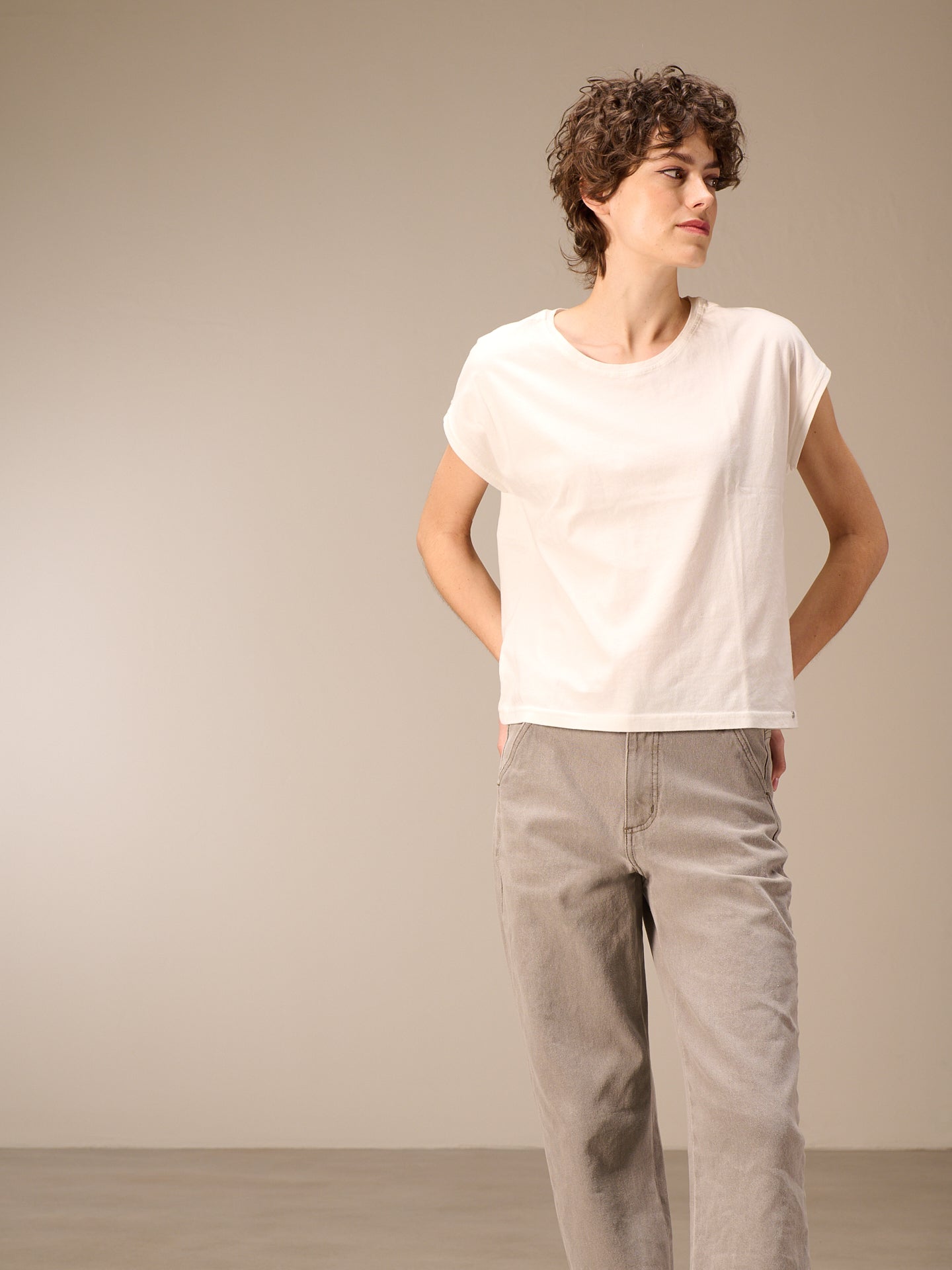 Cap sleeve shirt
