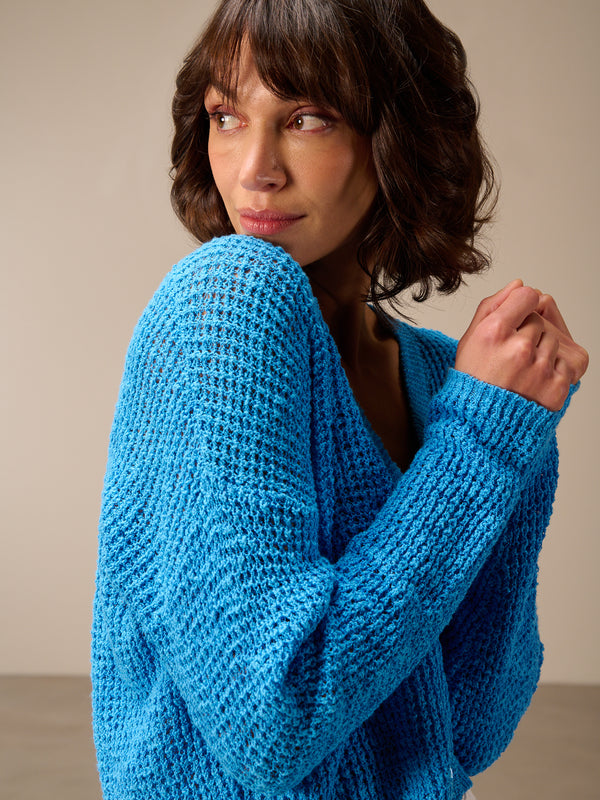 V-neck cardigan