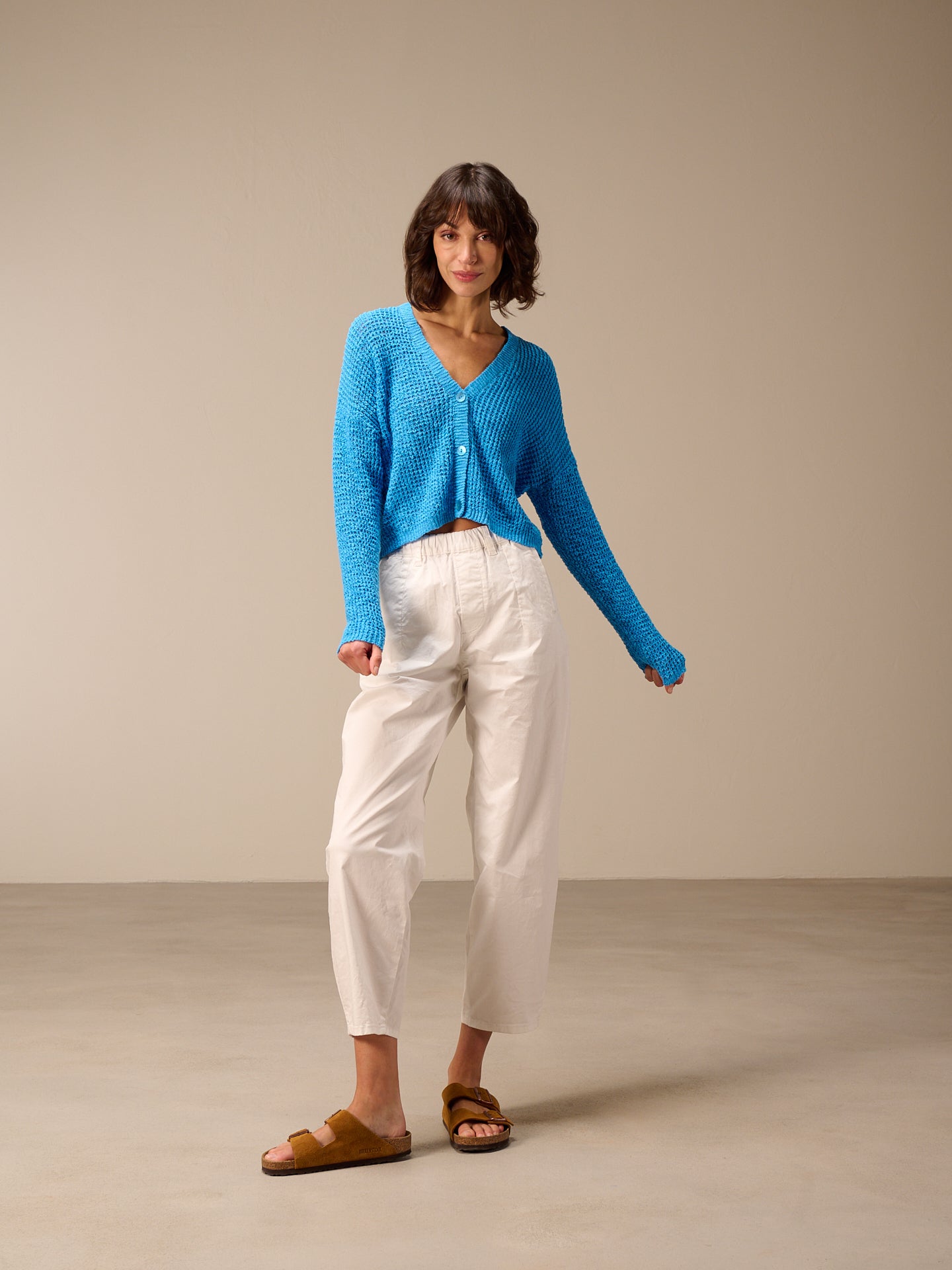 V-neck cardigan