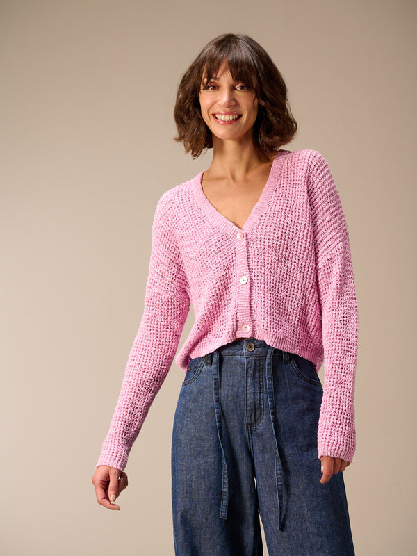 V-neck cardigan