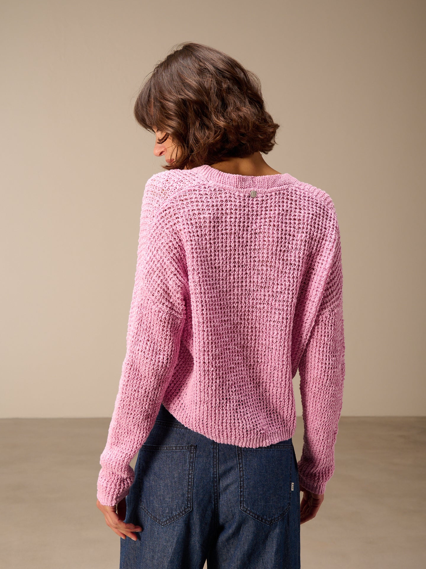 V-neck cardigan