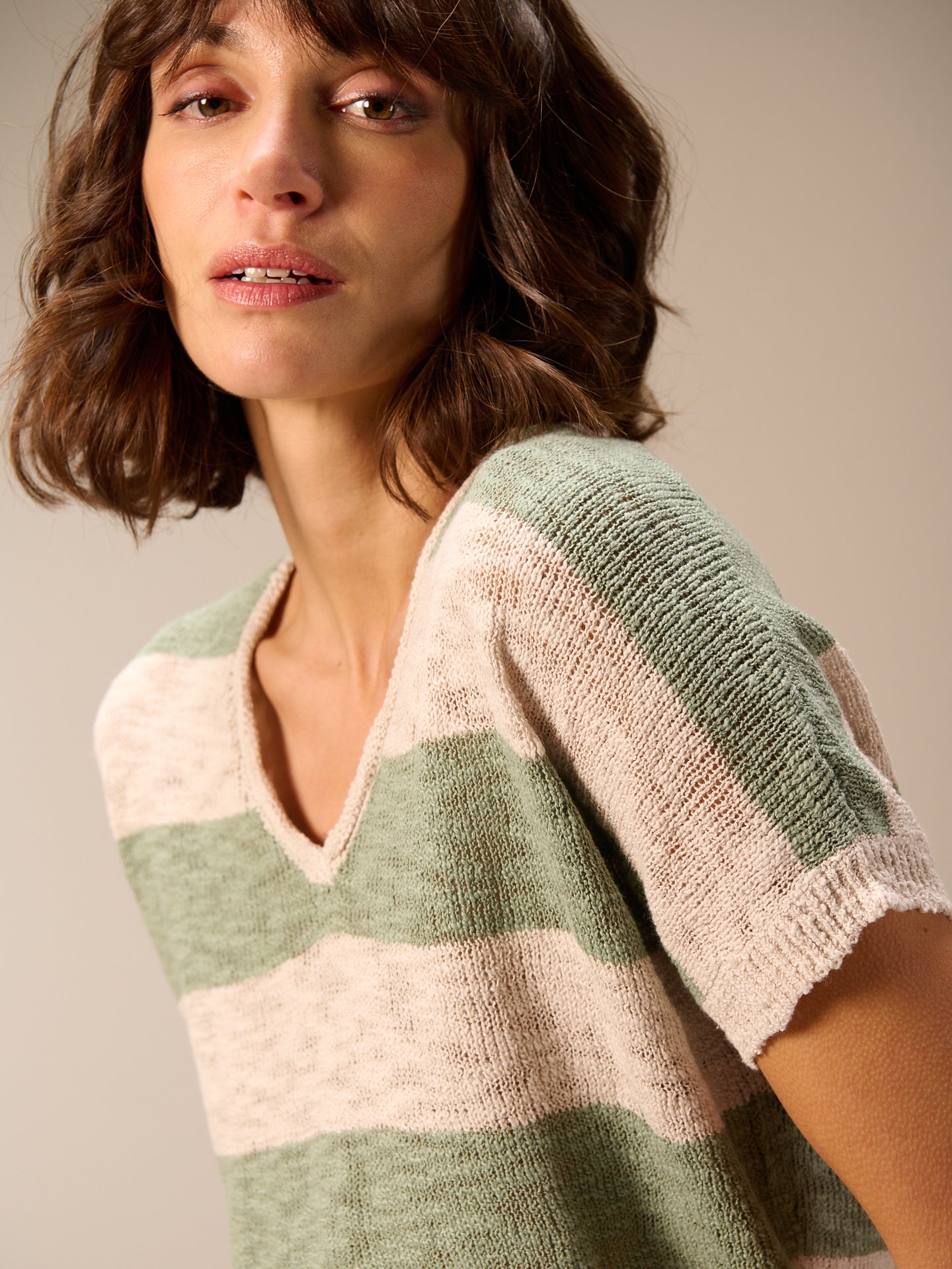 V-neck sweater vest