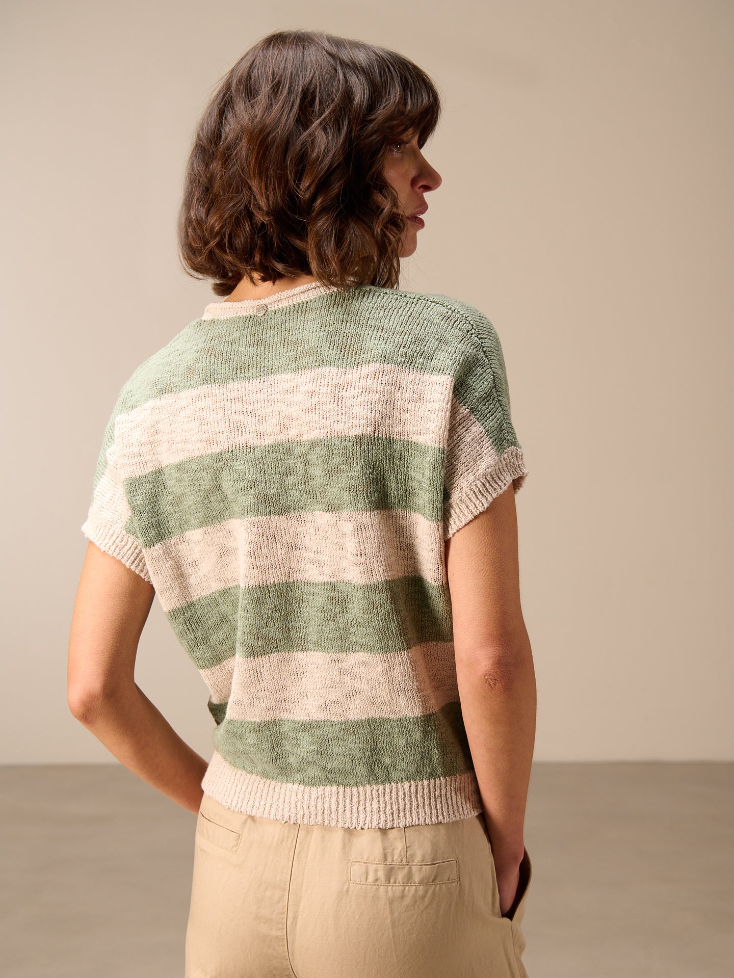 V-neck sweater vest