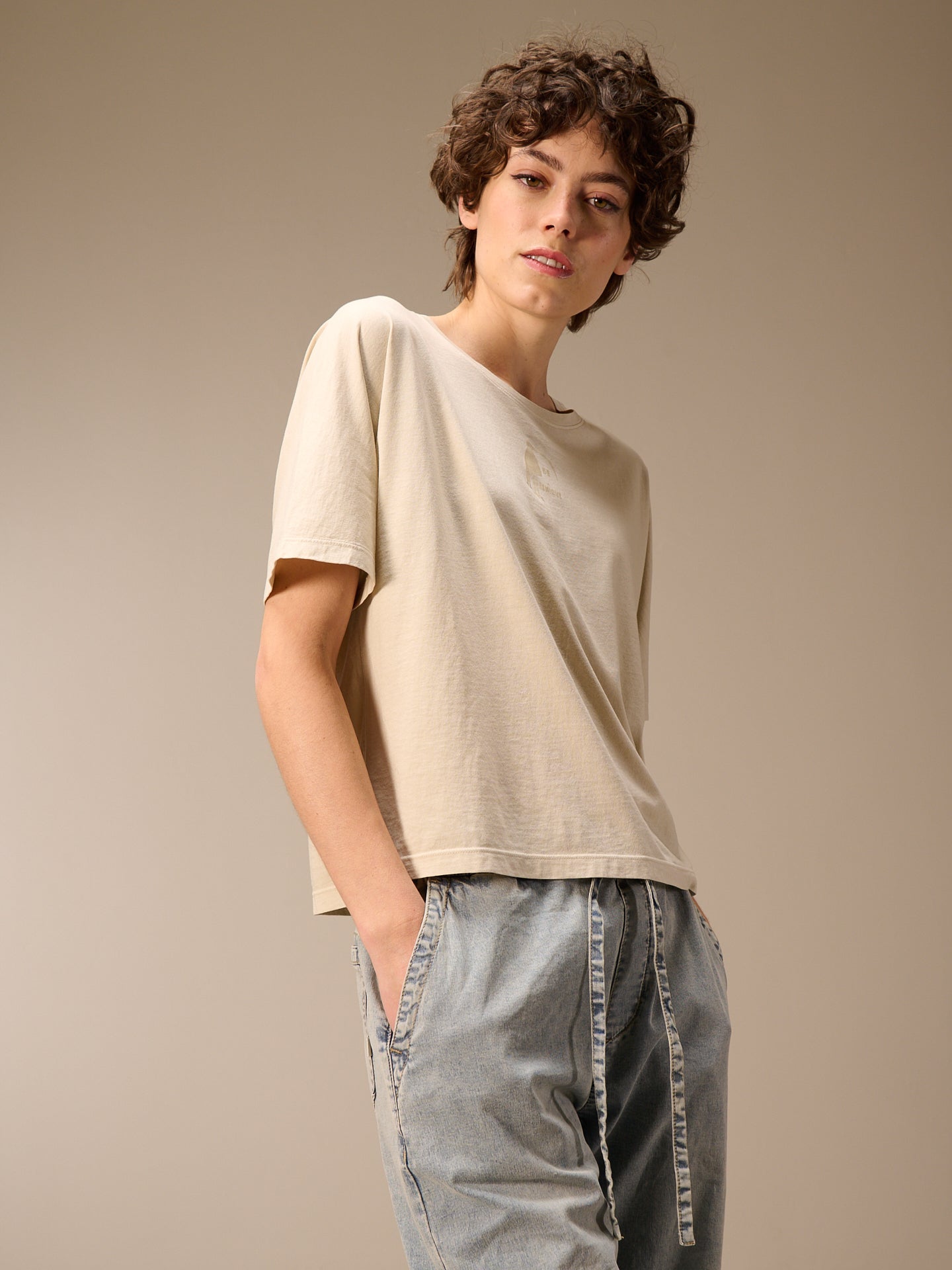 Cap sleeve shirt