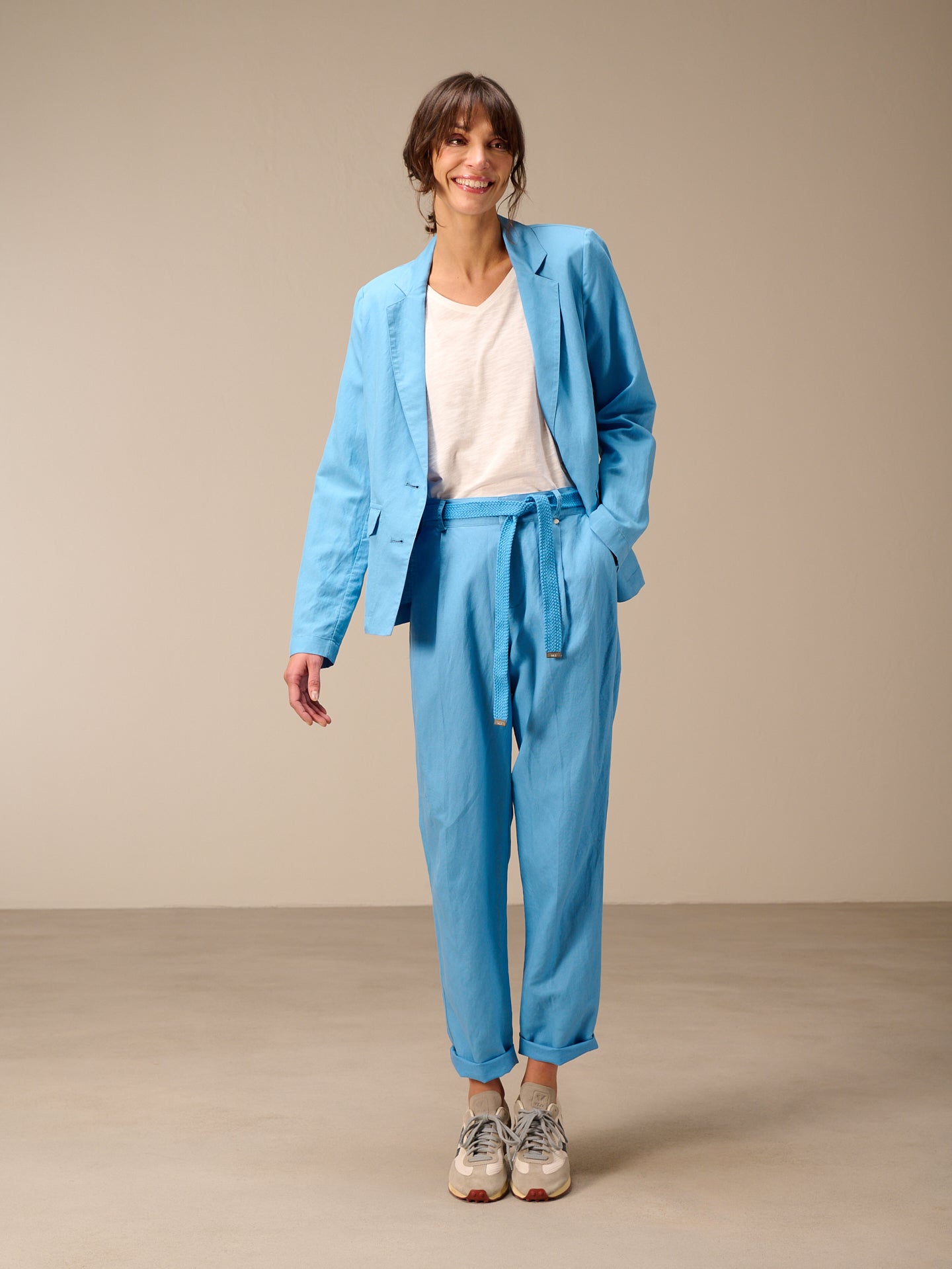 Blazer with notch lapel
