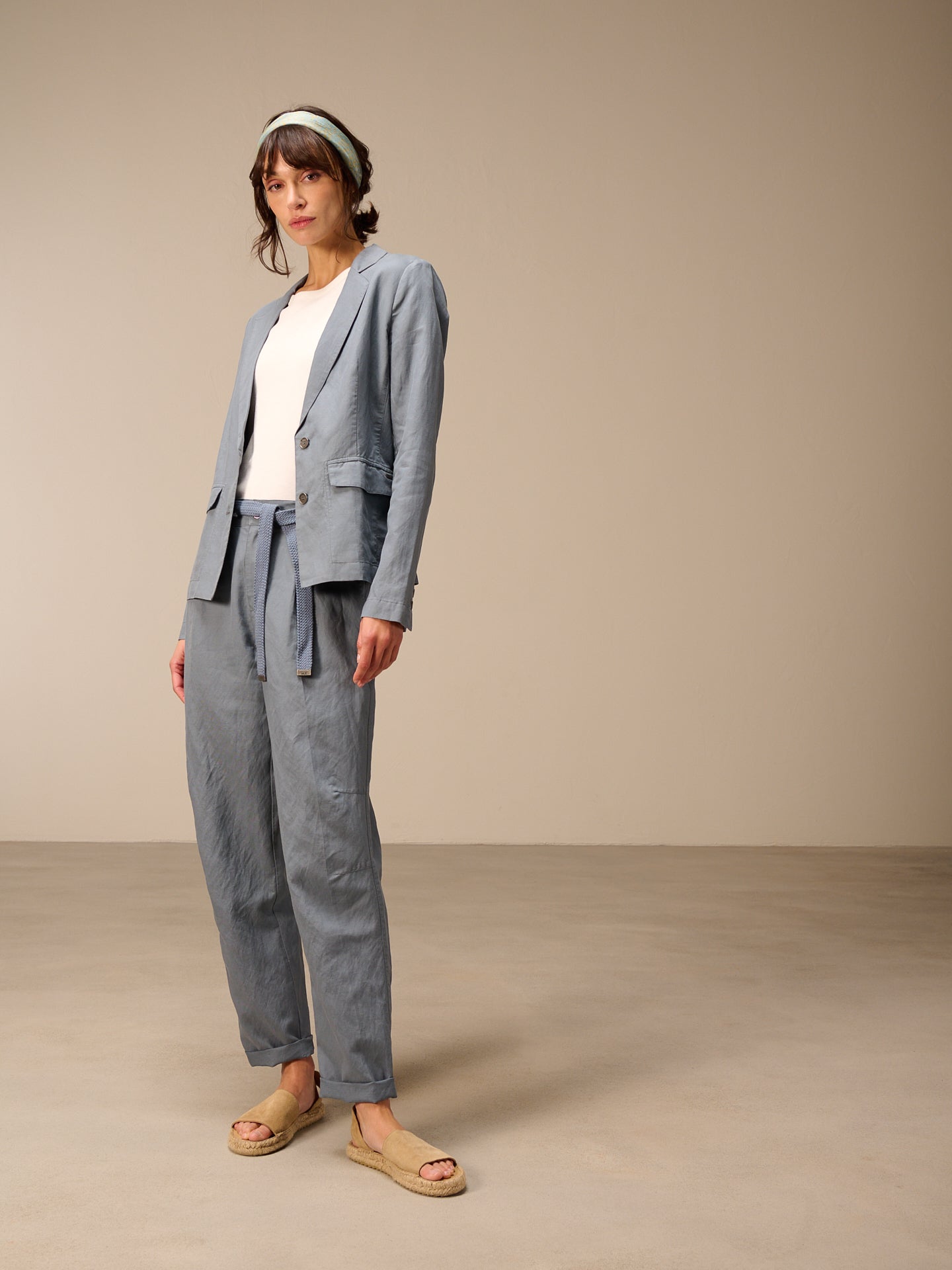 Blazer with notch lapel