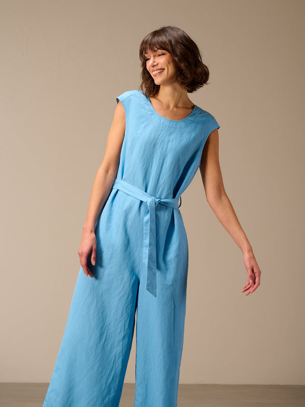 Jumpsuit with belt